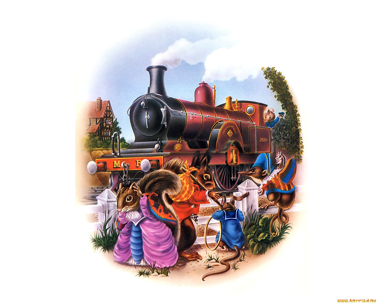 рисованные, животные, сказочные, мифические