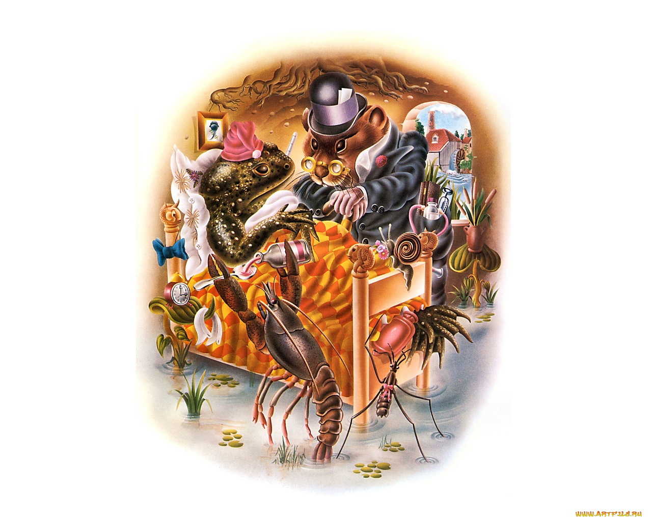 рисованные, животные, сказочные, мифические