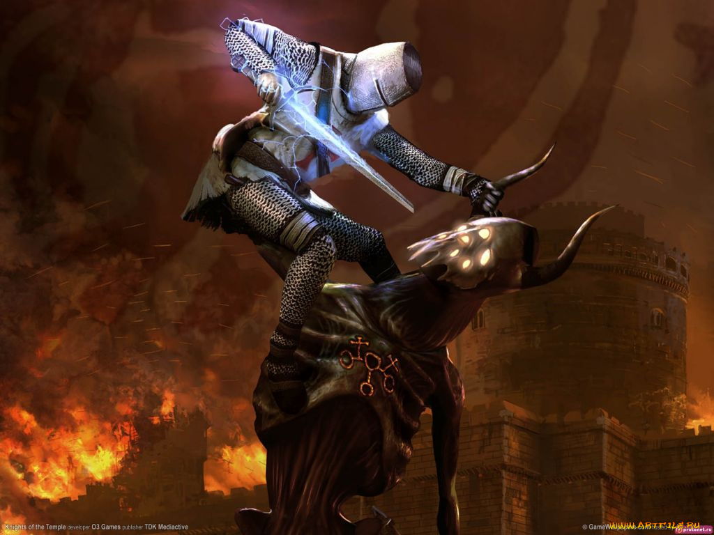 видео, игры, knights, of, the, temple, ii
