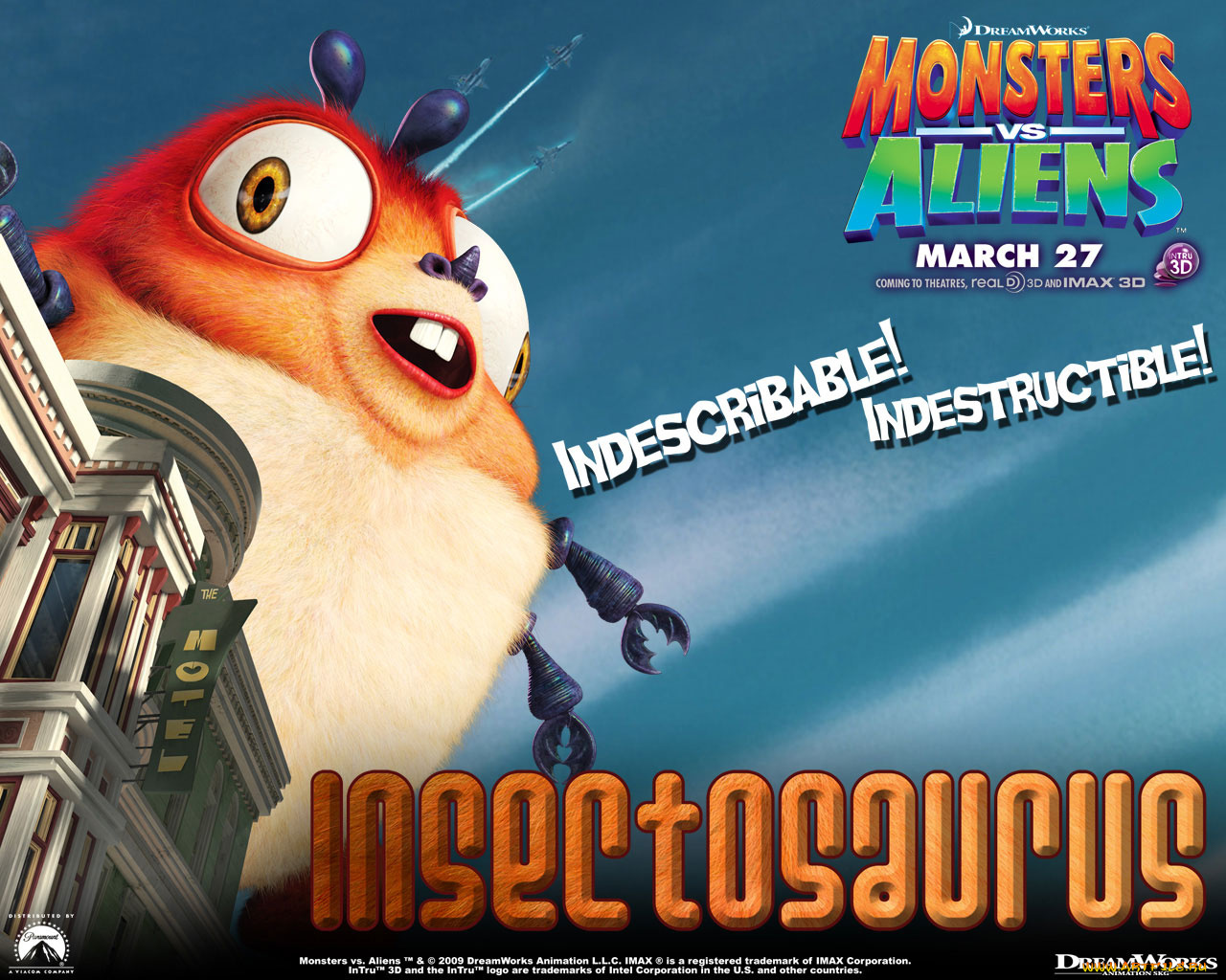 monstres, contre, aliens, мультфильмы