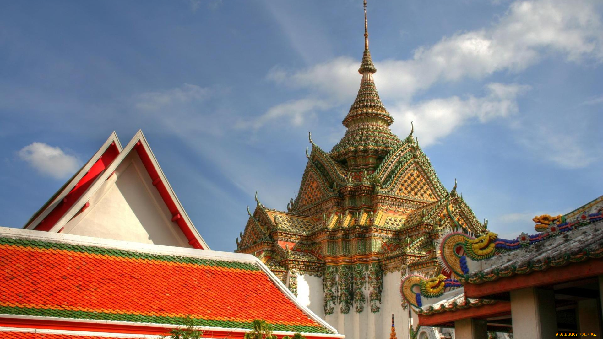 города, буддистские, другие, храмы