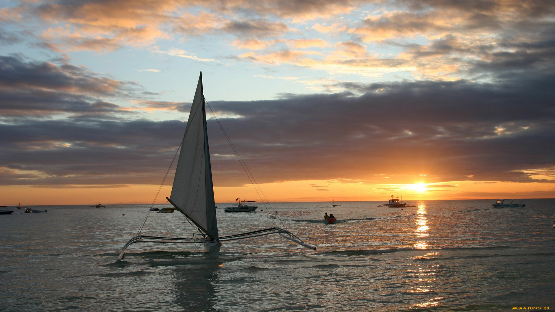 корабли, разные, вместе