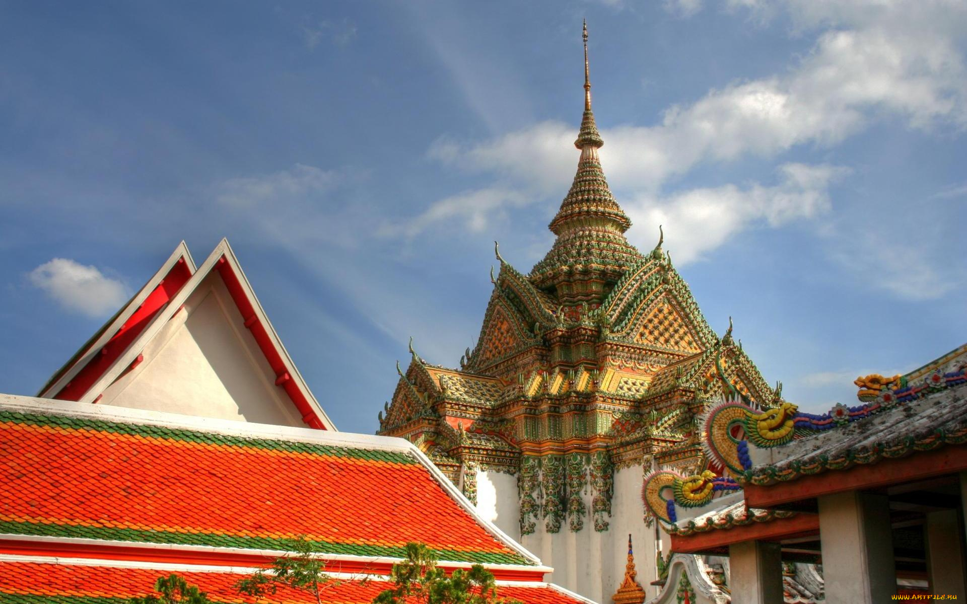 города, буддистские, другие, храмы