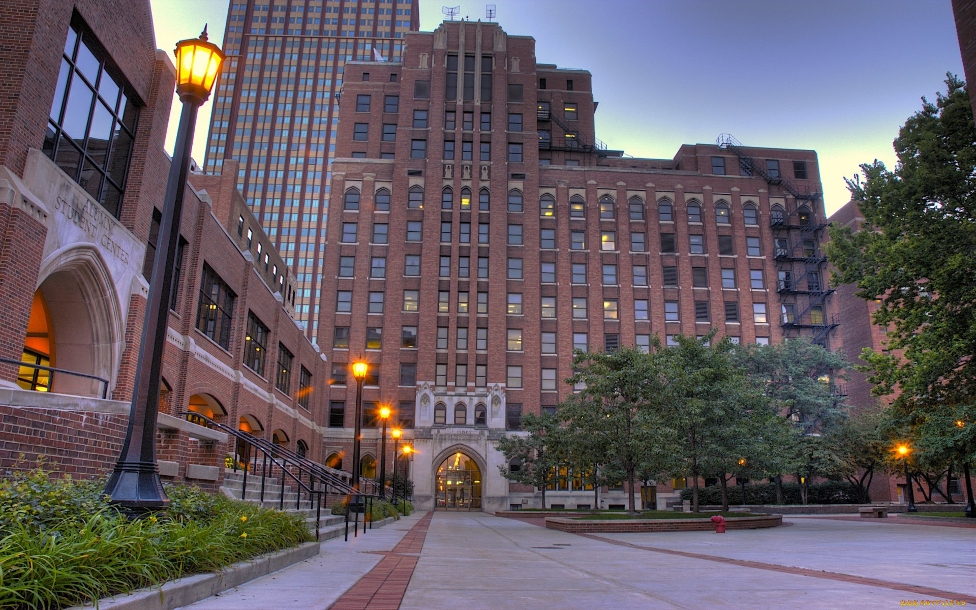 города, здания, дома