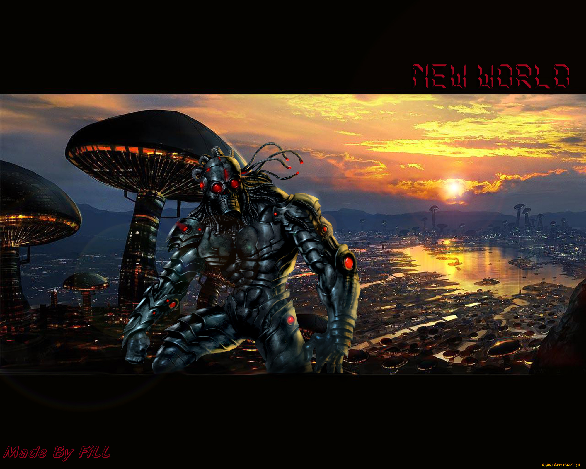 new, world, фэнтези, существа