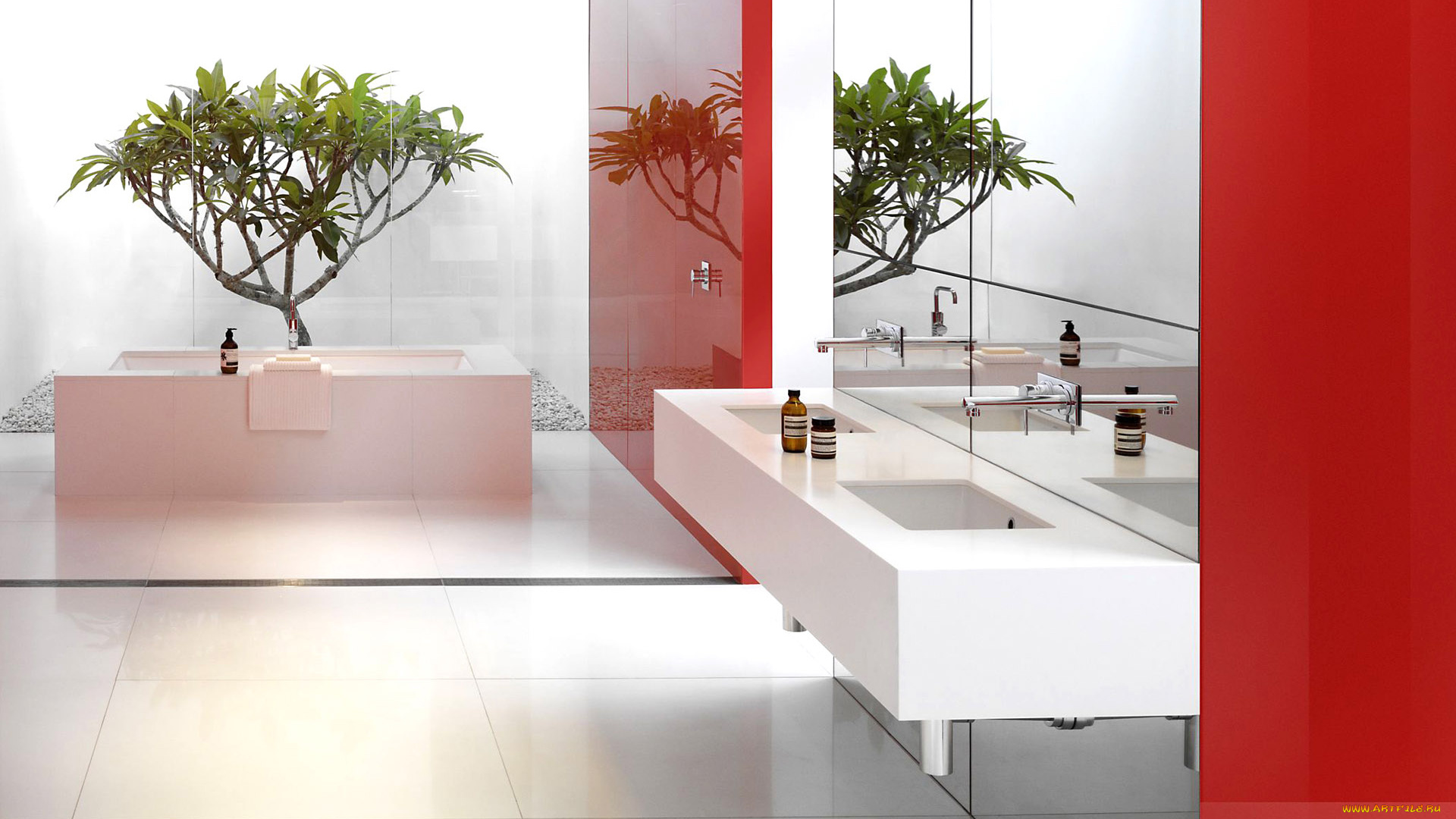 интерьер, ванная, туалетная, комнаты