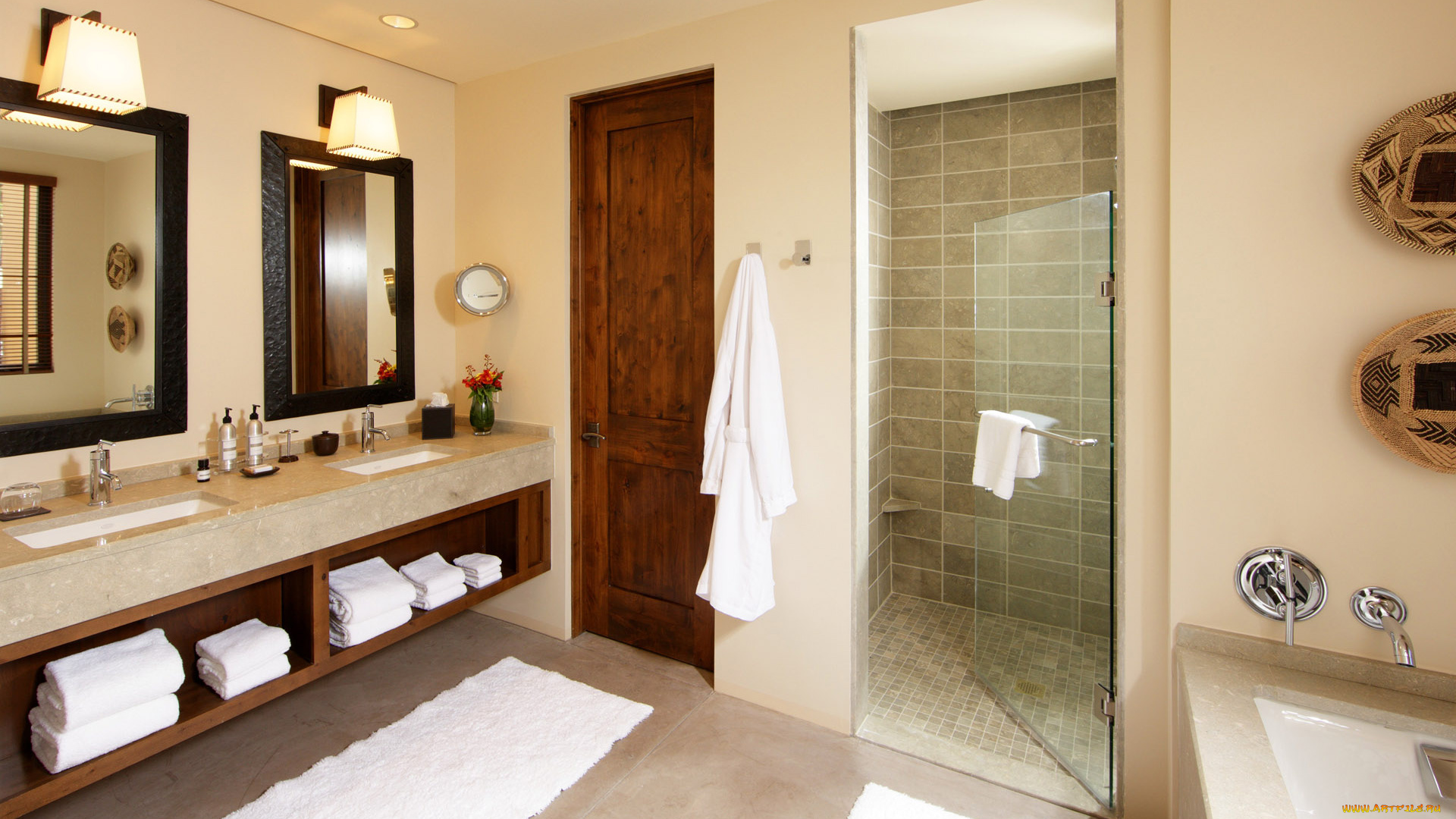 интерьер, ванная, туалетная, комнаты