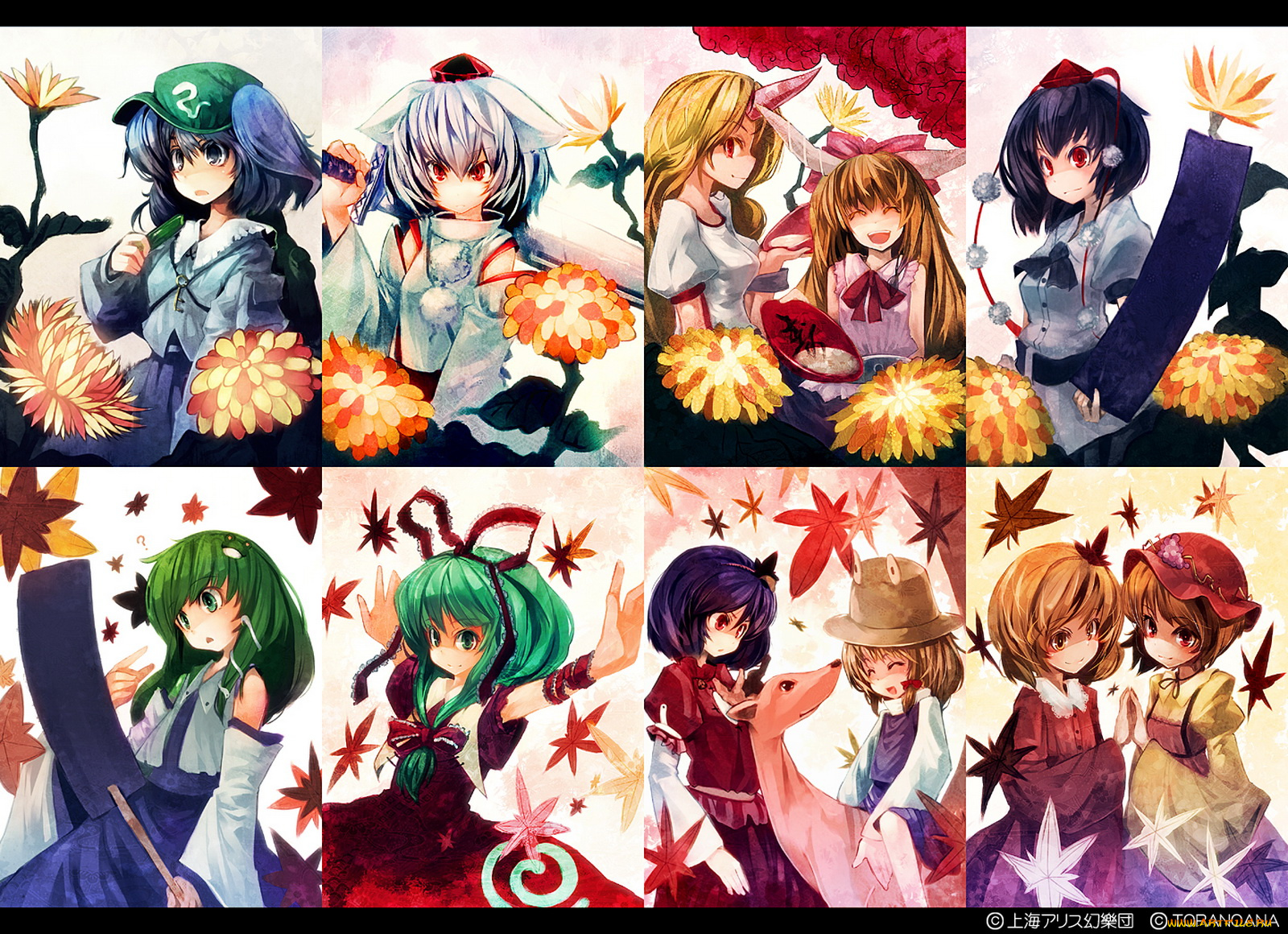аниме, touhou, персонажи, тохо