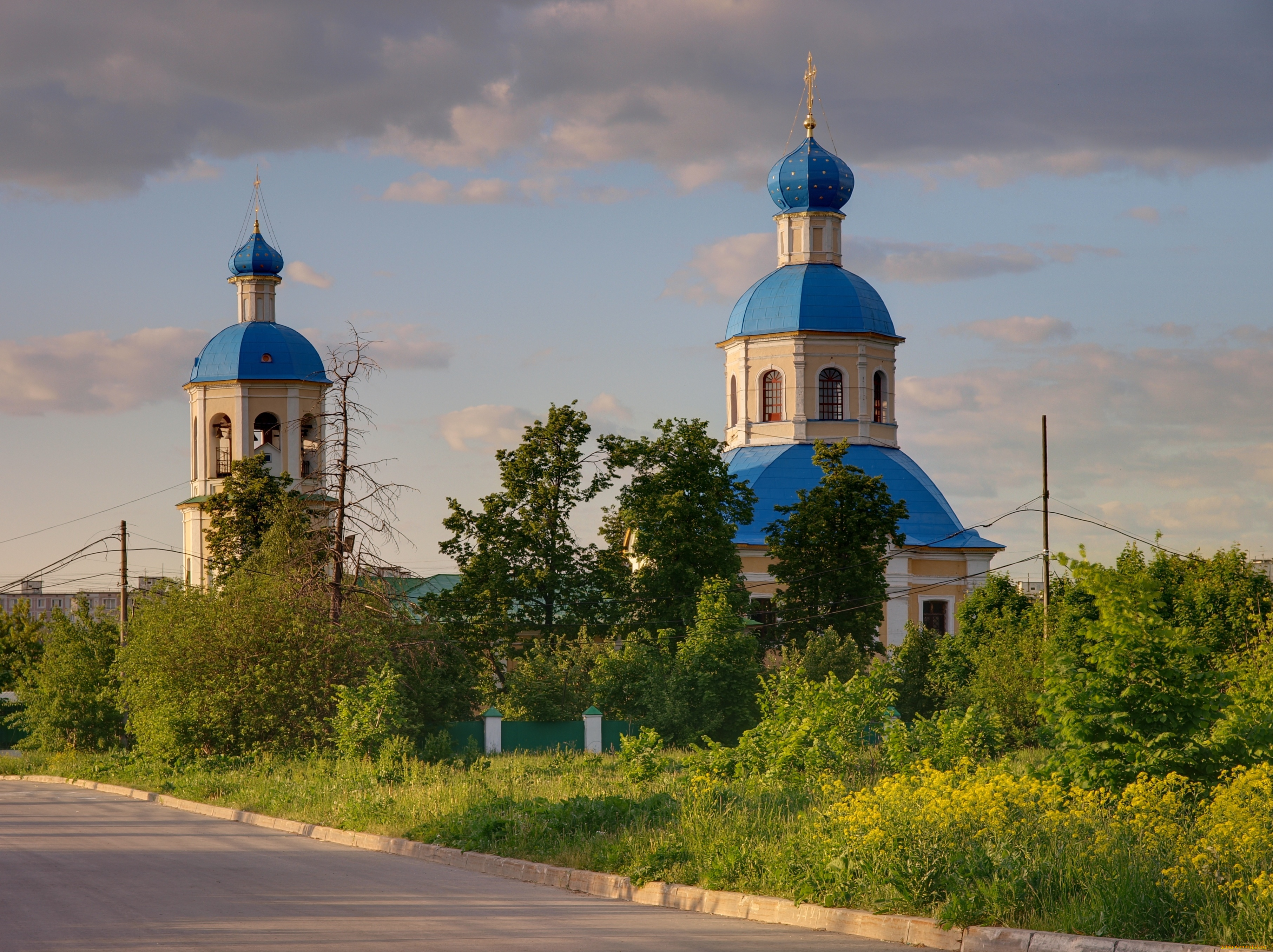 города, православные, церкви, монастыри, trees, church, summer