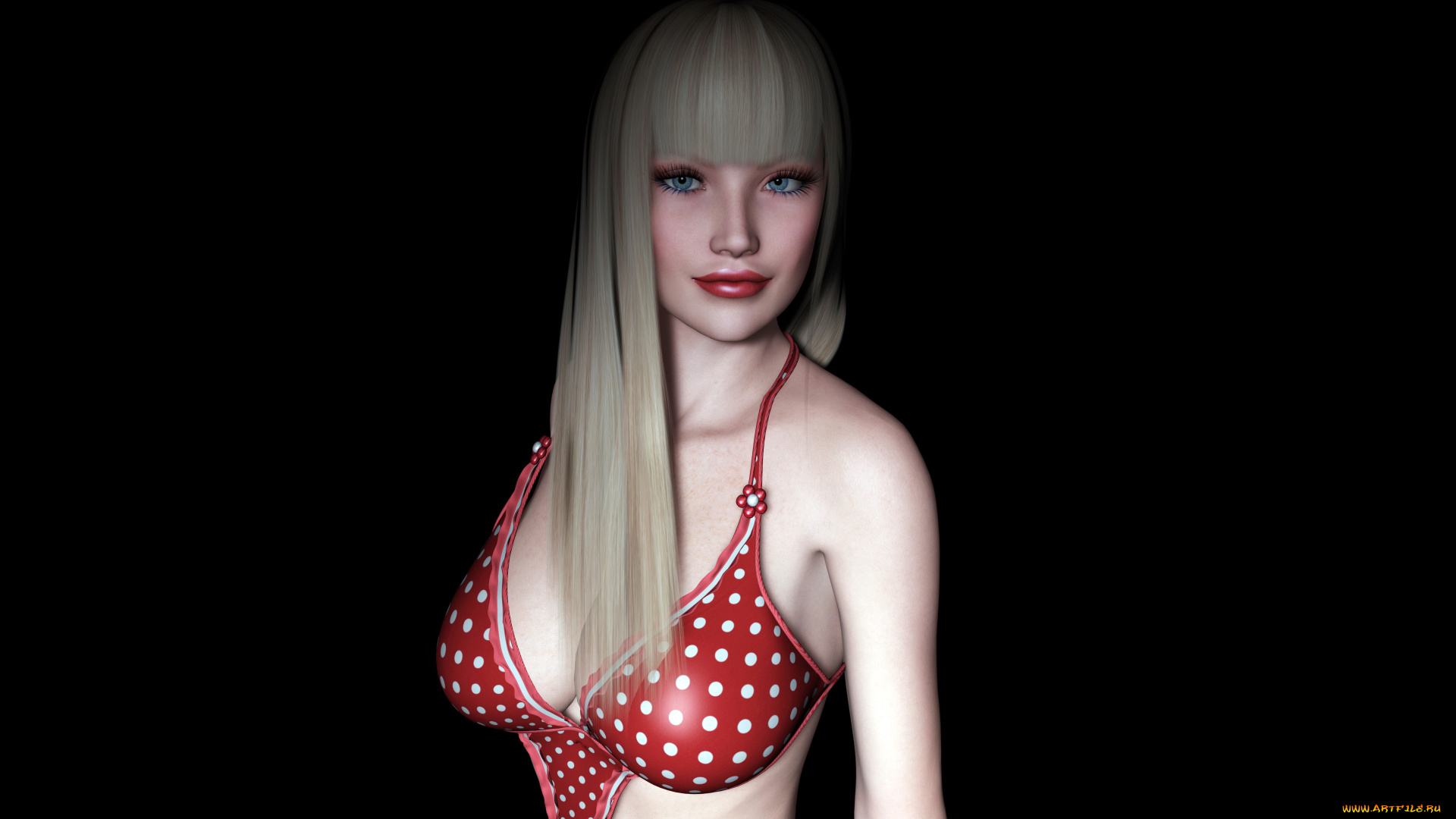 3д, графика, people, , люди, девушка, взгляд, блондинка