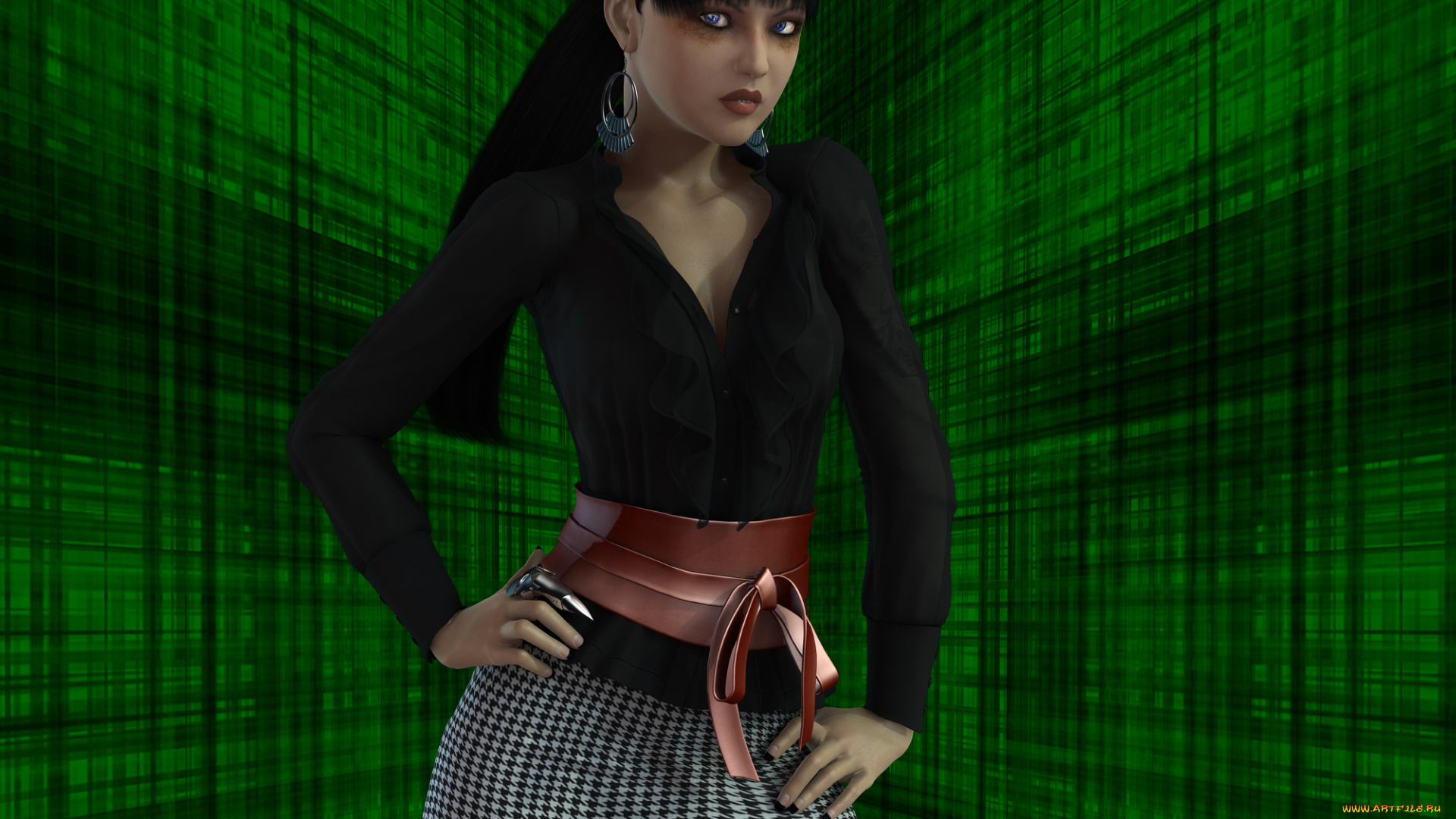 3д, графика, people, , люди, взгляд