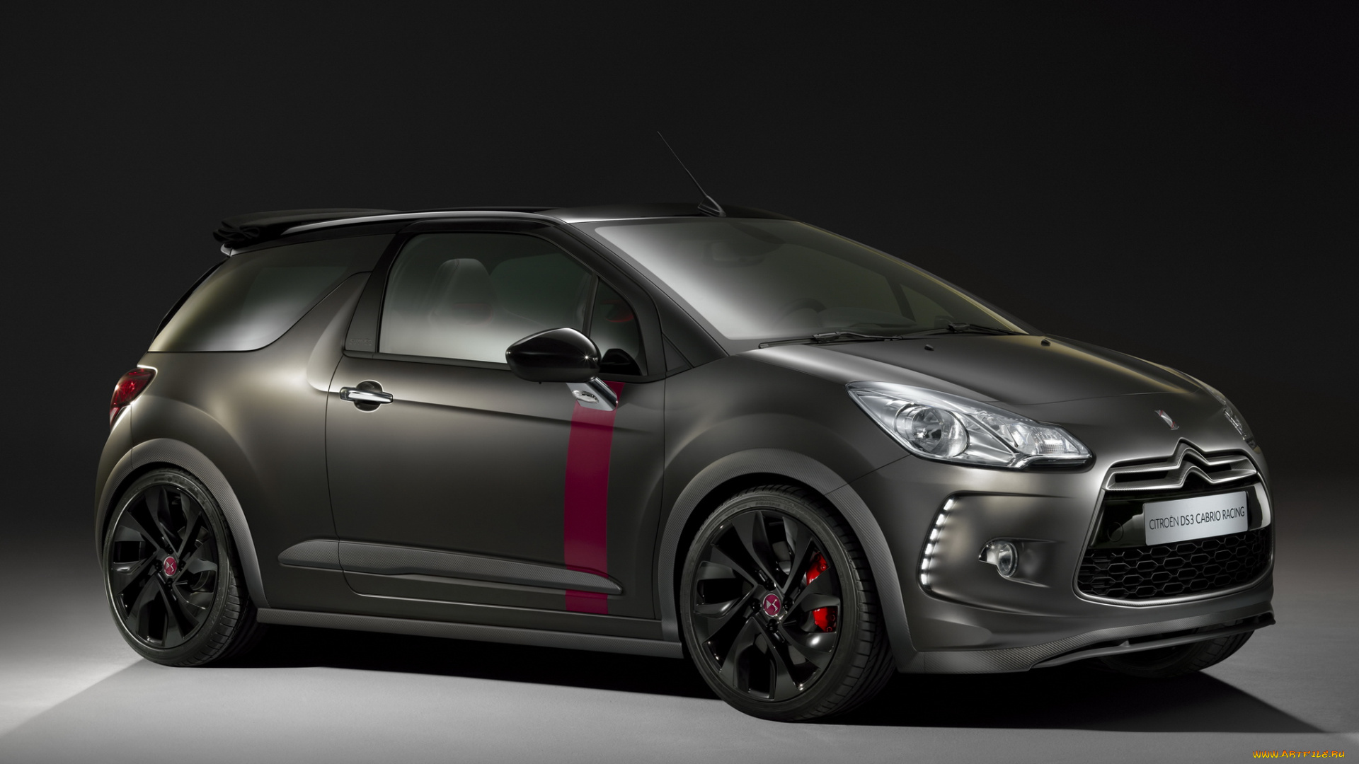 автомобили, citroen, citroеn, темный, 2014г, ds3, racing, cabrio