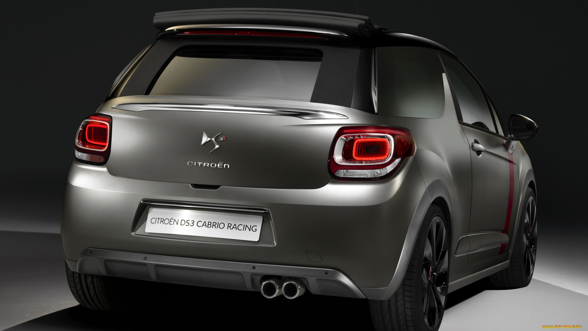 автомобили, citroen, темный, ds3, cabrio, citroеn, 2014г, racing
