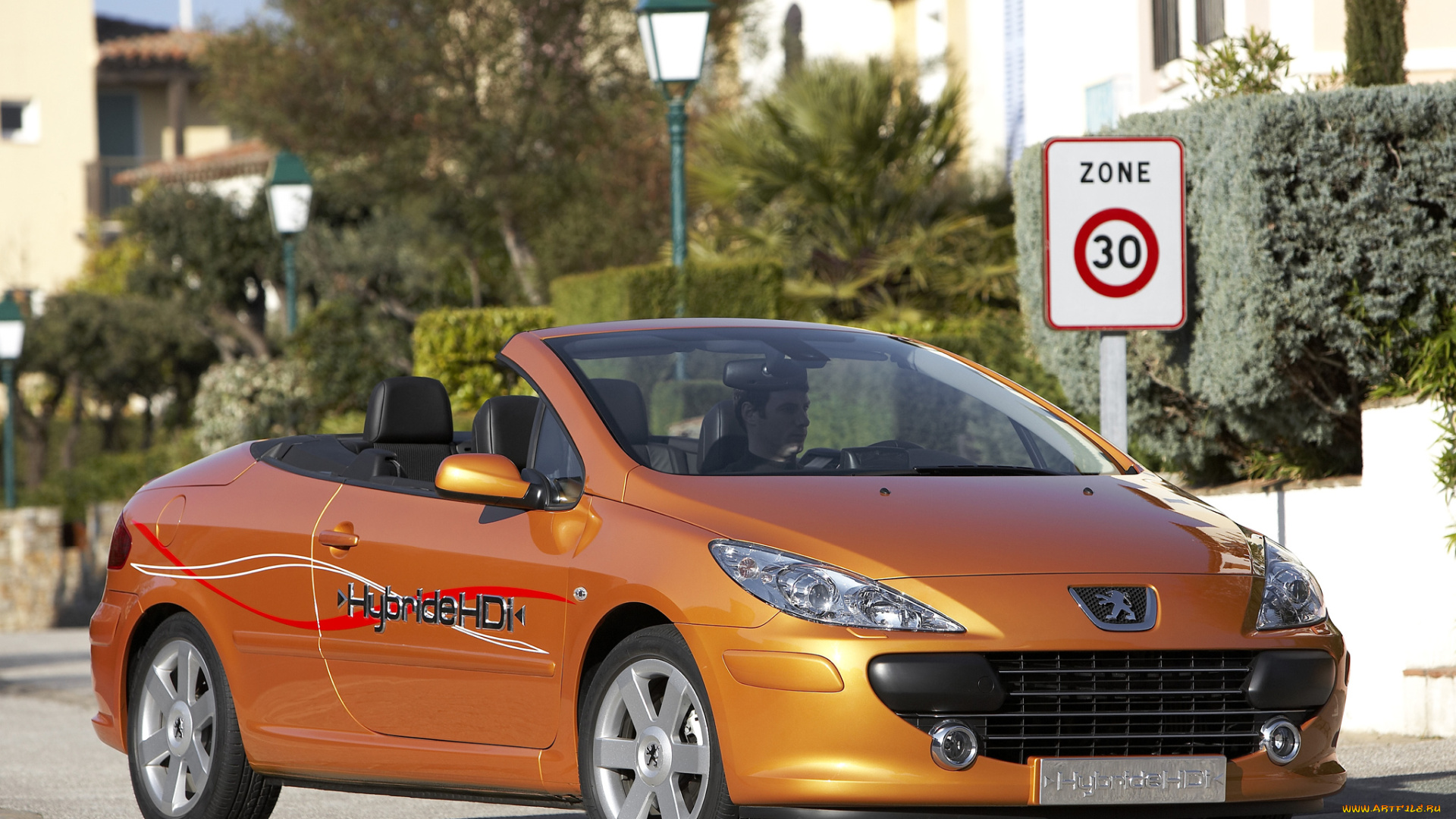 автомобили, peugeot, 2006г, concept, hdi, hybride, cc, 307