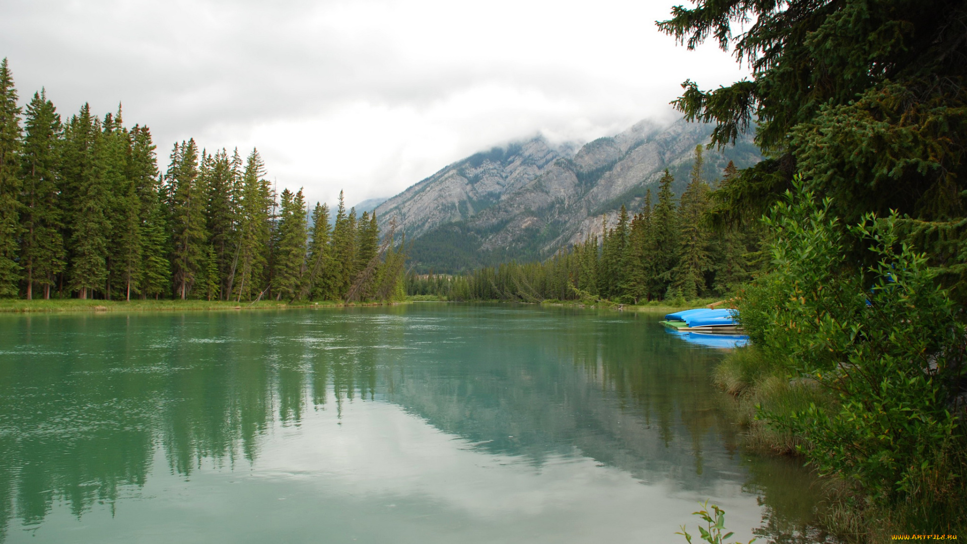 banff, national, park, alberta, , canada, природа, реки, озера, banff, ели, горы, лес, canada, озеро