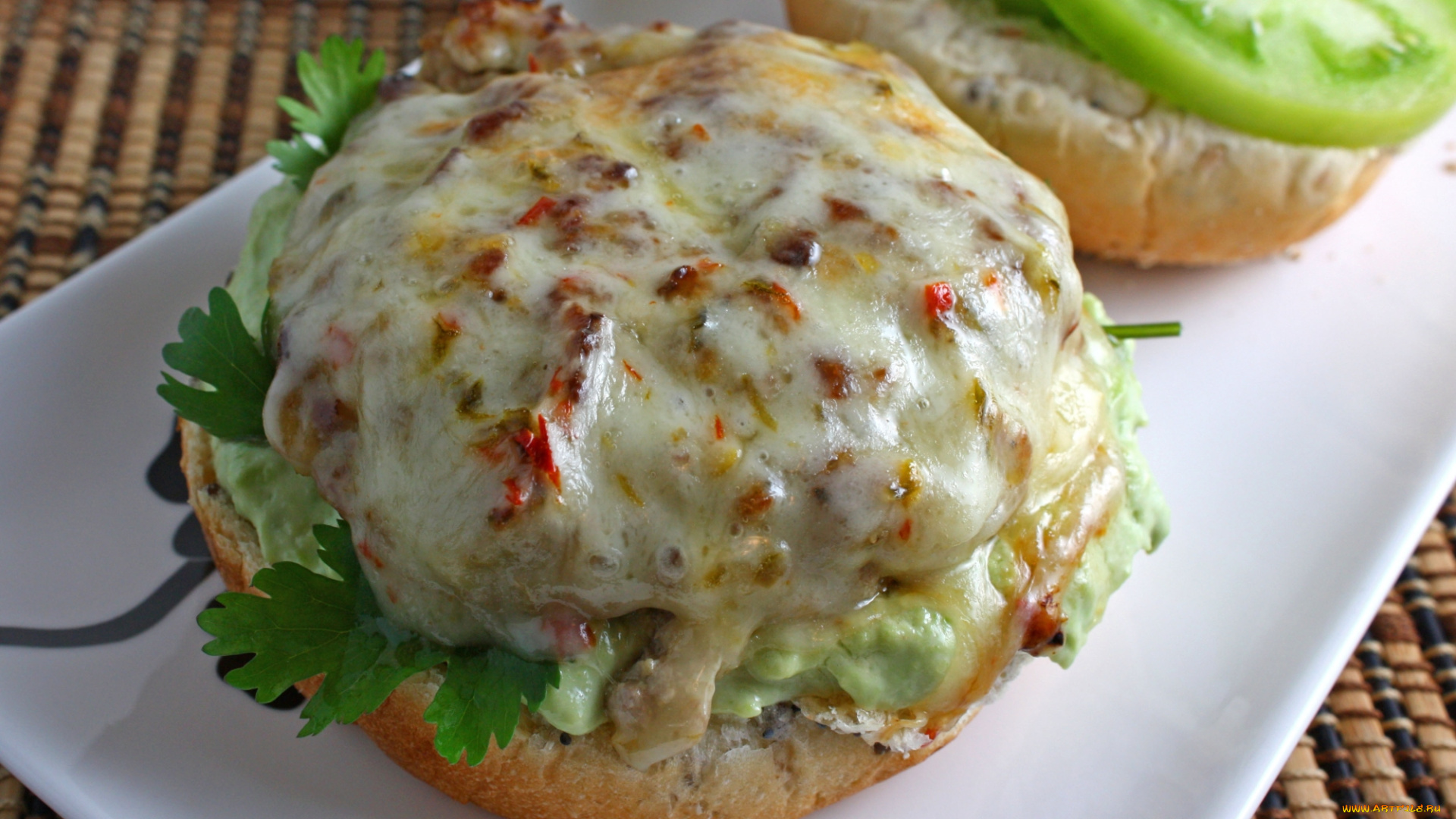 еда, бутерброды, , гамбургеры, , канапе, начинка, булочка