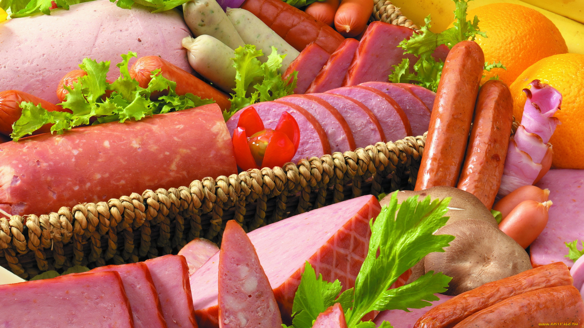 еда, колбасные, изделия, мясо, сосиски, ветчина, колбаса