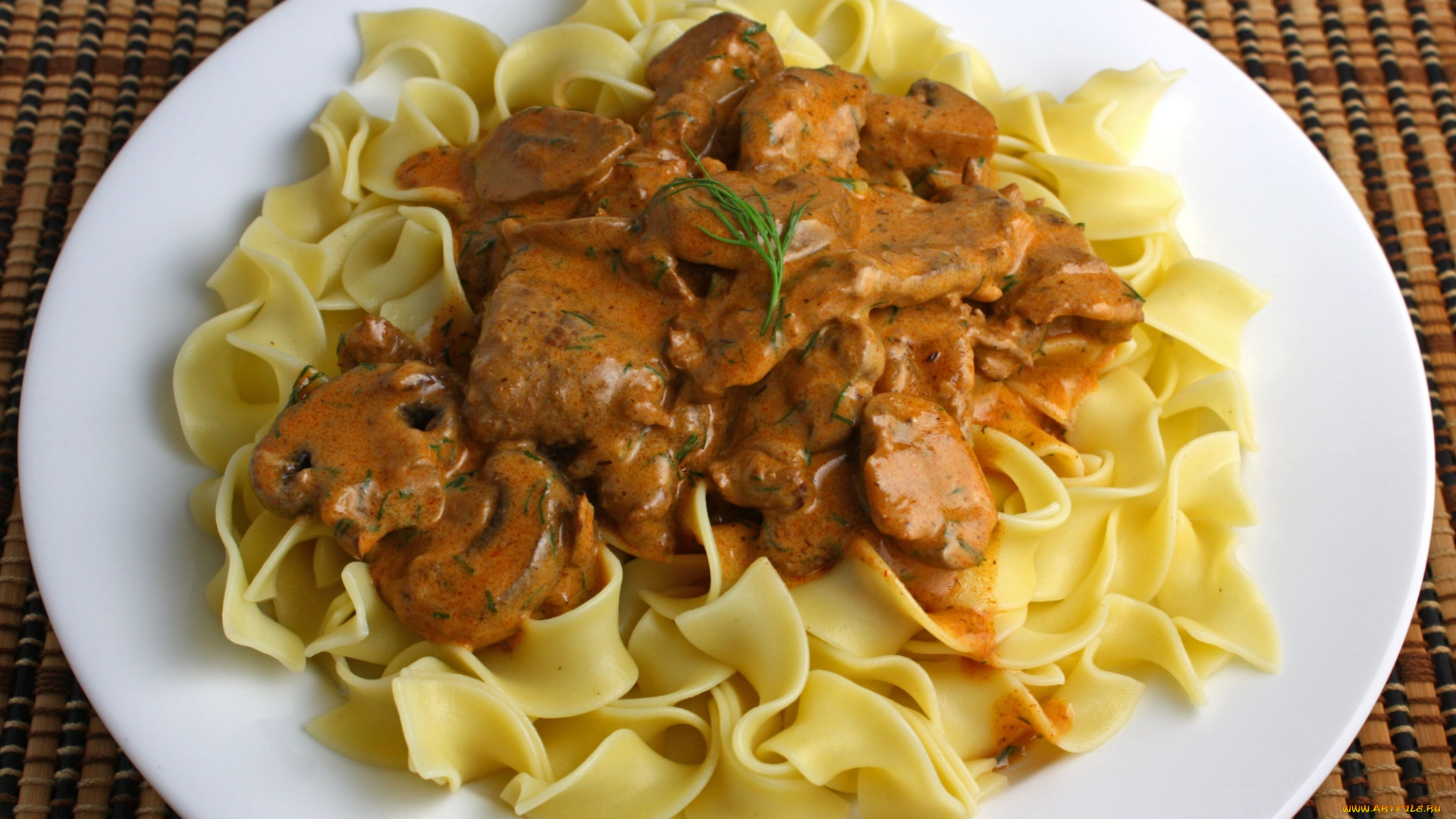 еда, макаронные, блюда, грибы, лапша, подлива