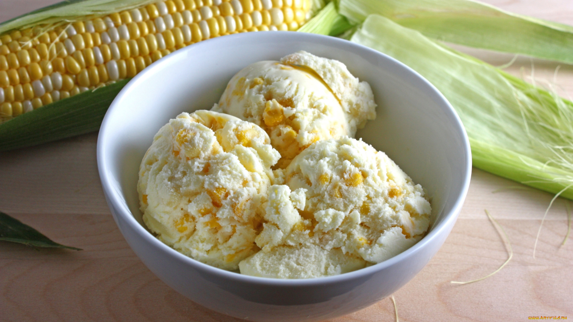 еда, мороженое, , десерты, кукуруза