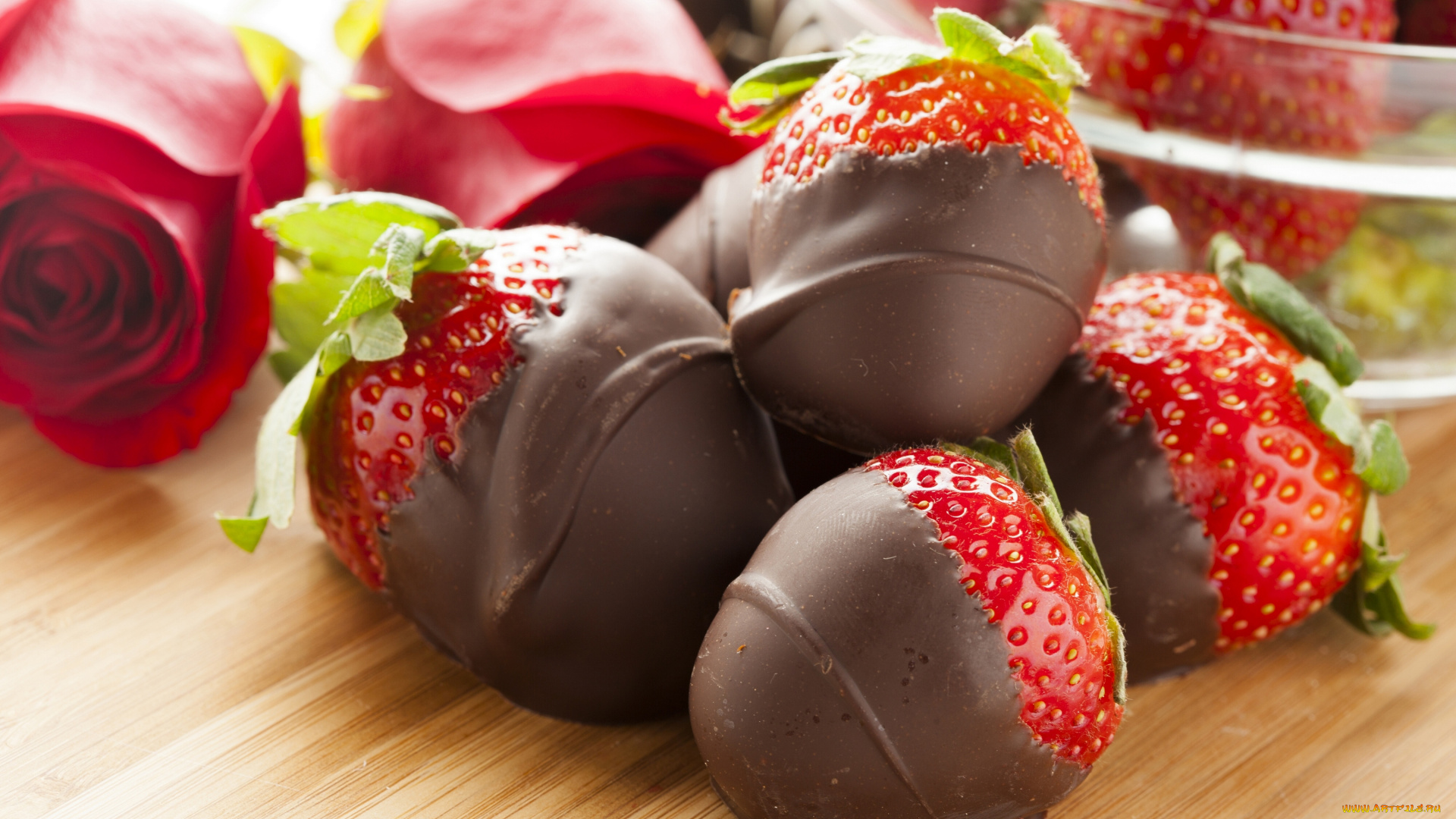 еда, мороженое, , десерты, розы, десерт, шоколад, клубника