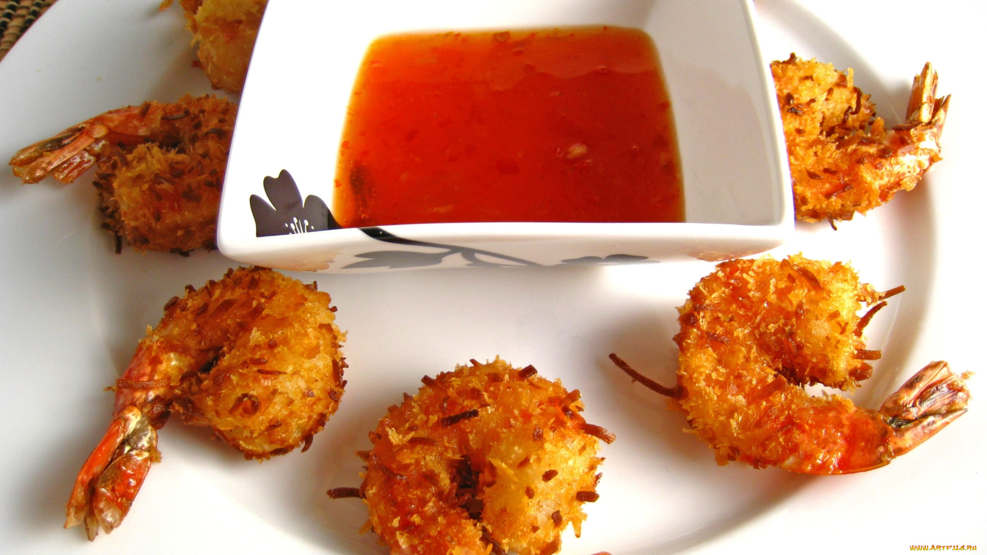 еда, рыбные, блюда, , с, морепродуктами, соус, креветки