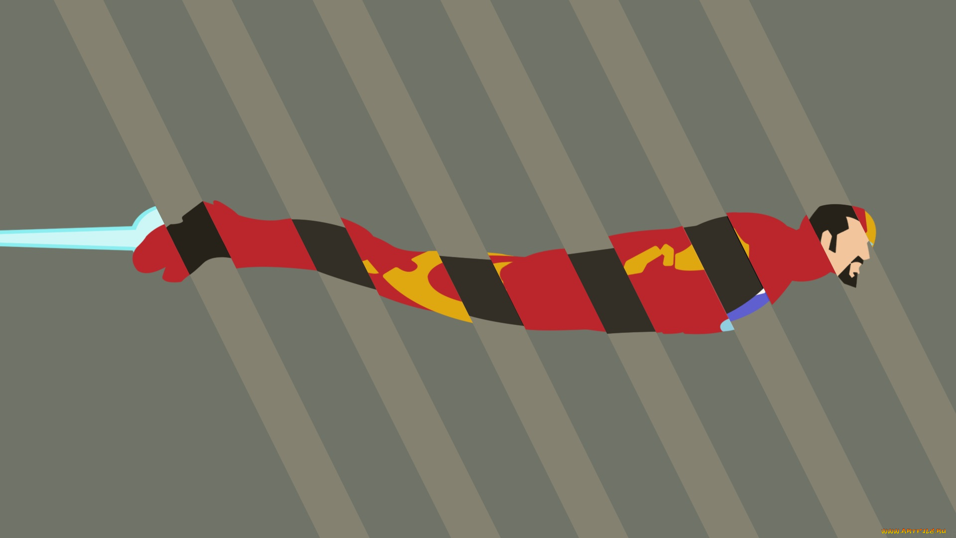 рисованные, минимализм, человек, полосы