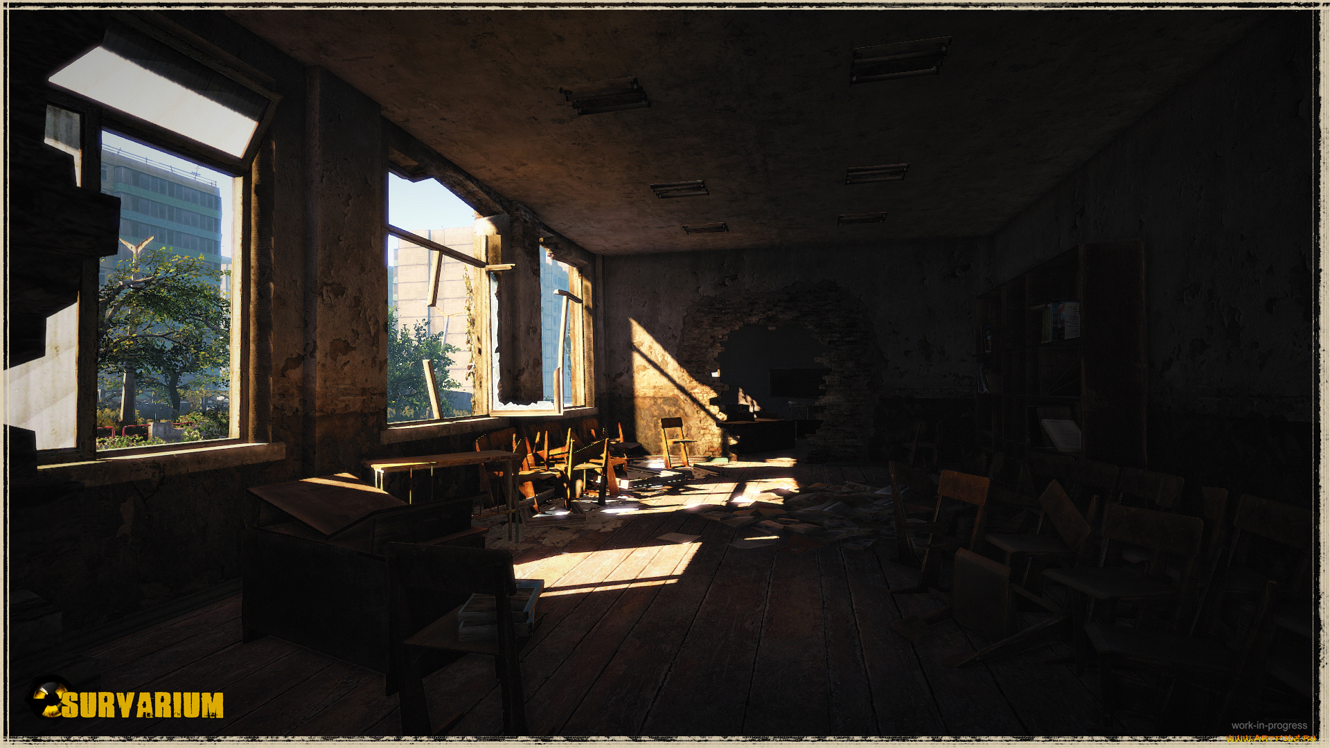 видео, игры, survarium, разрушения, комната, игра, шутер, онлайн