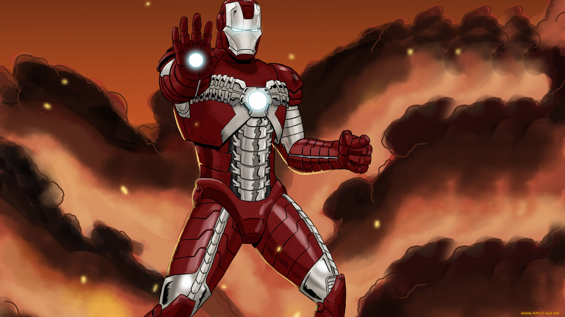 железный, человек, рисованные, кино, iron, man, железный, человек