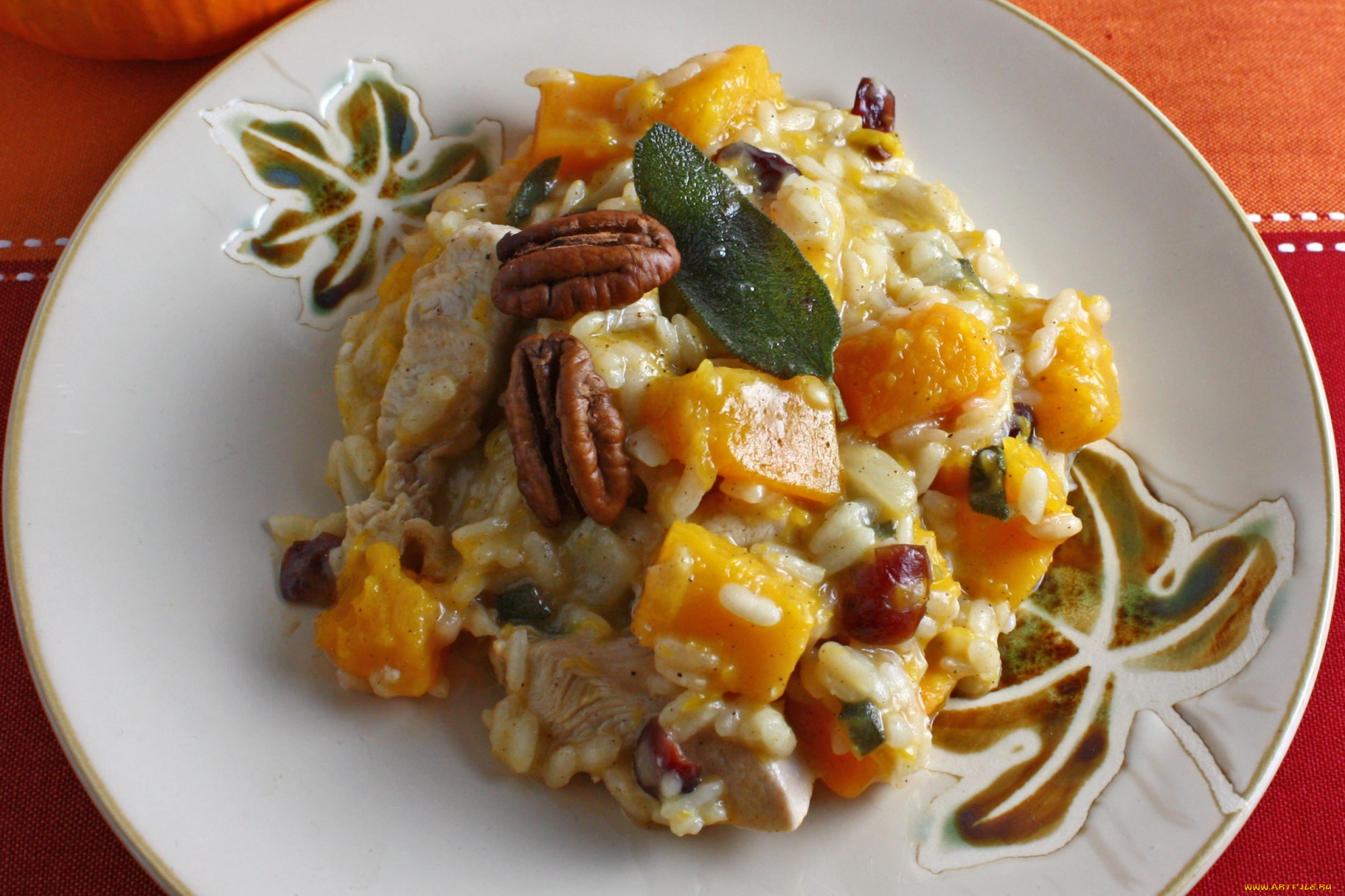 еда, мясные, блюда, орех, манго, мясо