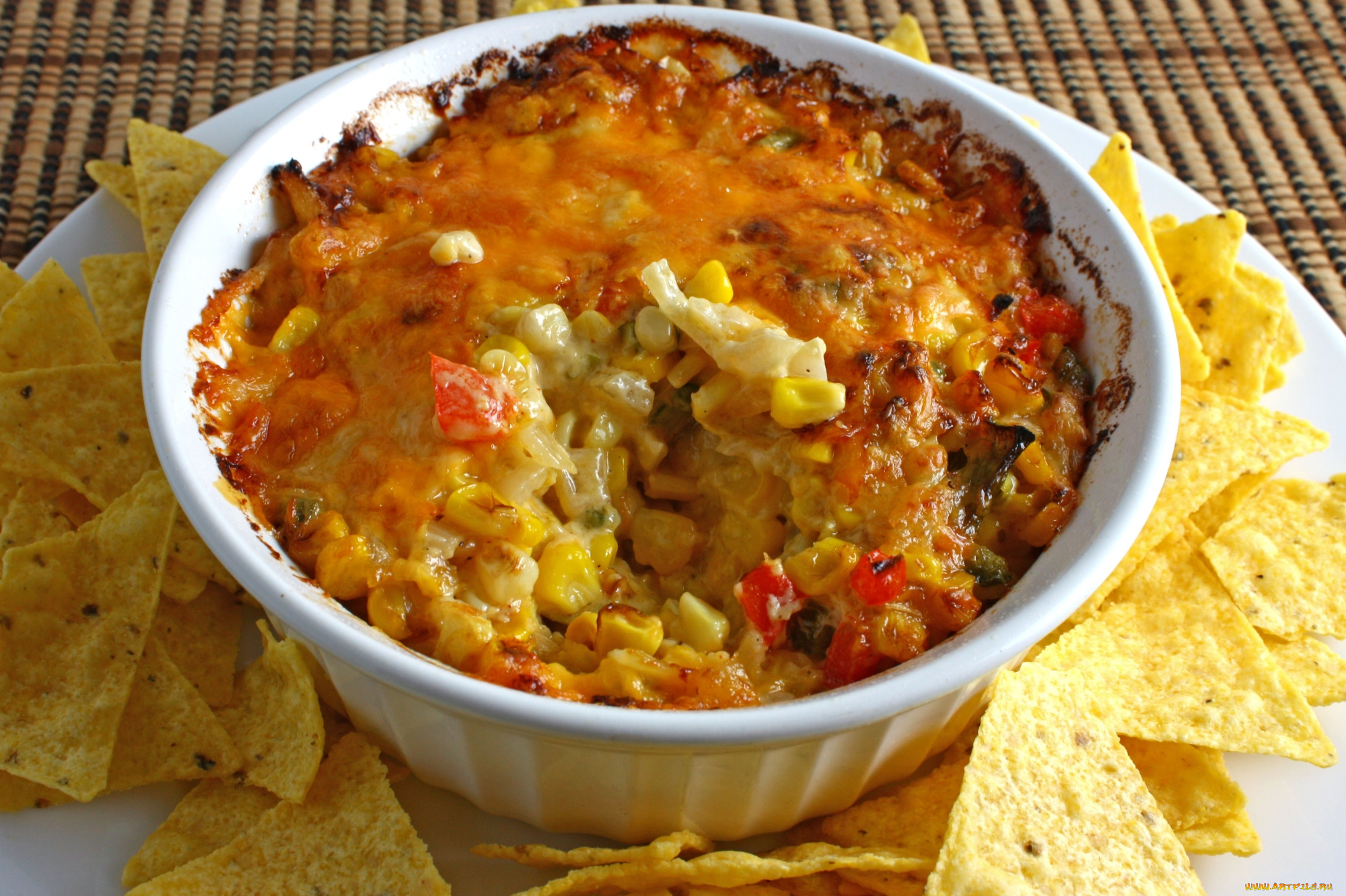 еда, вторые, блюда, запеканка, блюдце, кукуруза