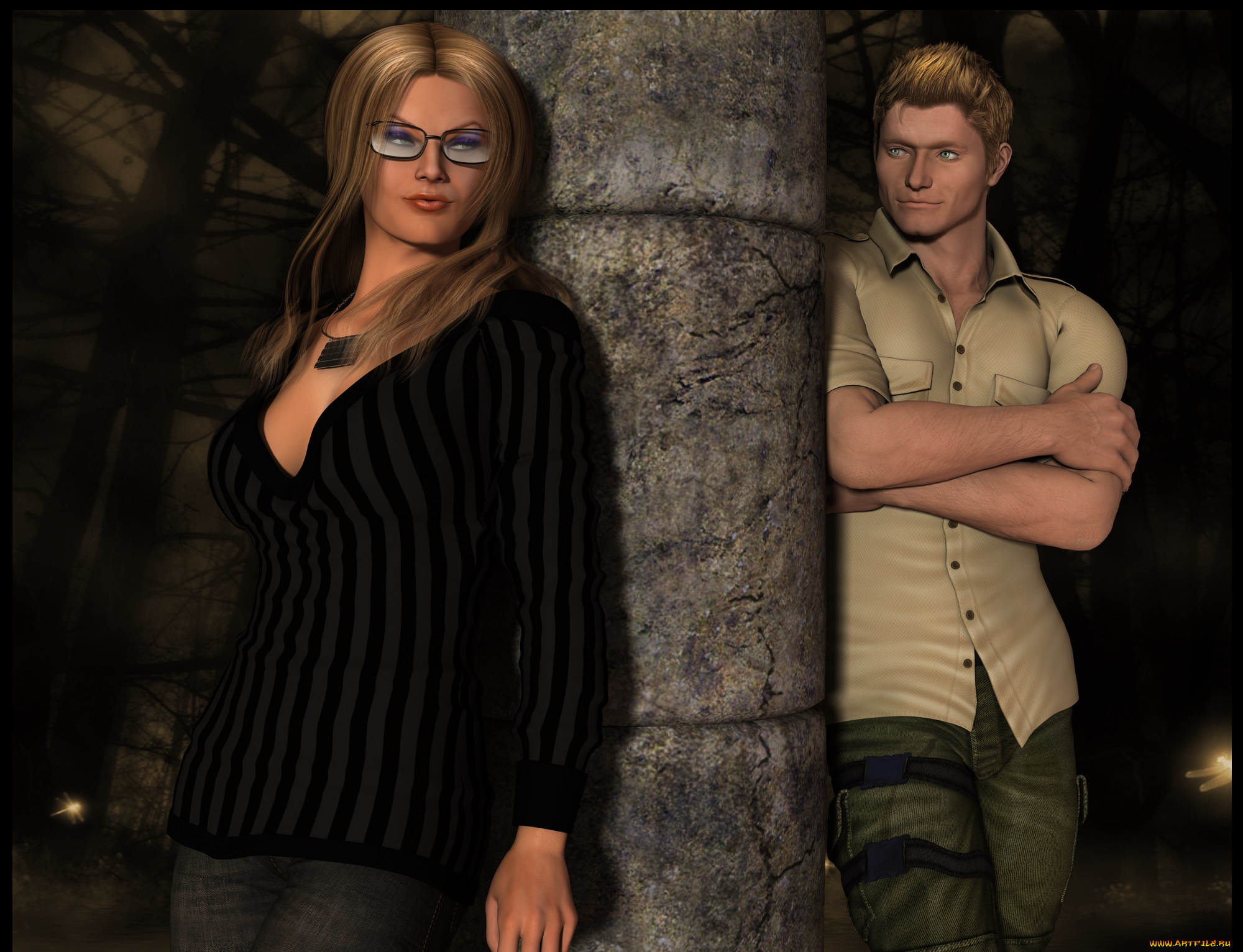 3д, графика, people, , люди, мужчина, женщина