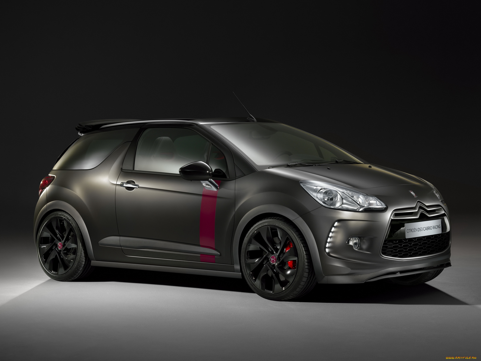 автомобили, citroen, citroеn, темный, 2014г, ds3, racing, cabrio