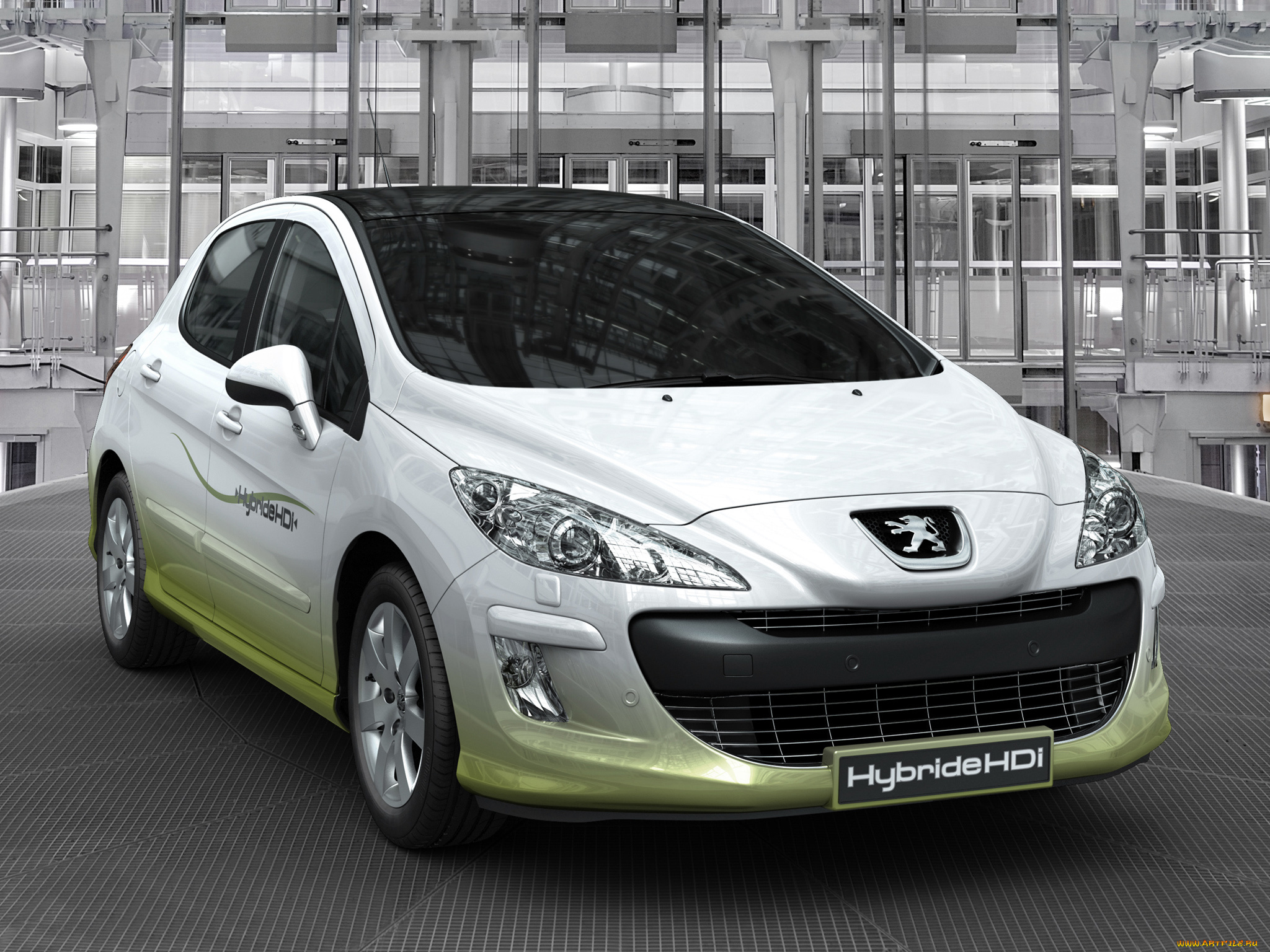 автомобили, peugeot, 2007г, concept, hdi, hybride, 308