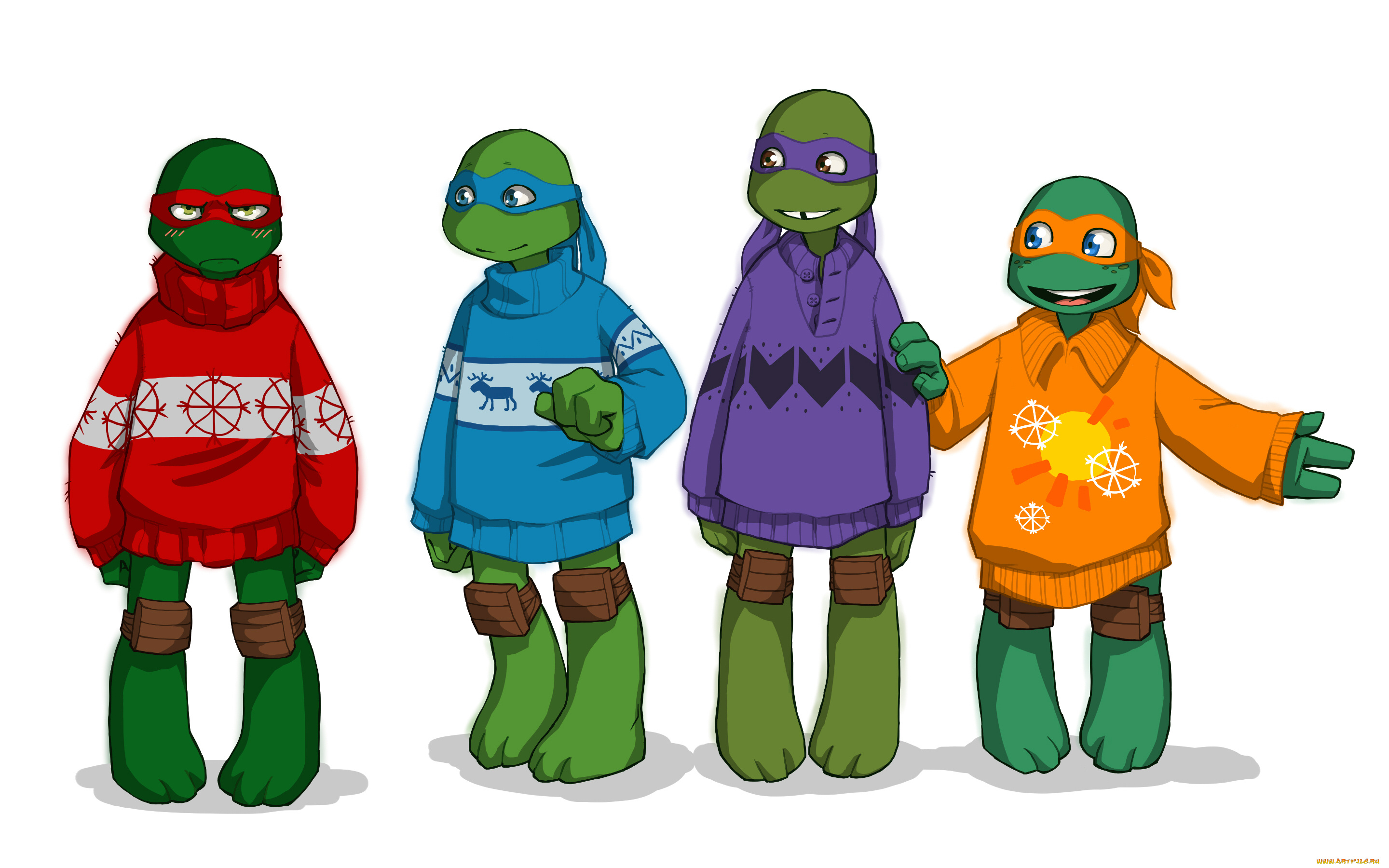 Черепашки, ниндзя, мультфильмы, tmnt, teenage, mutant, ninja, turtles, Черепашки, ниндзя