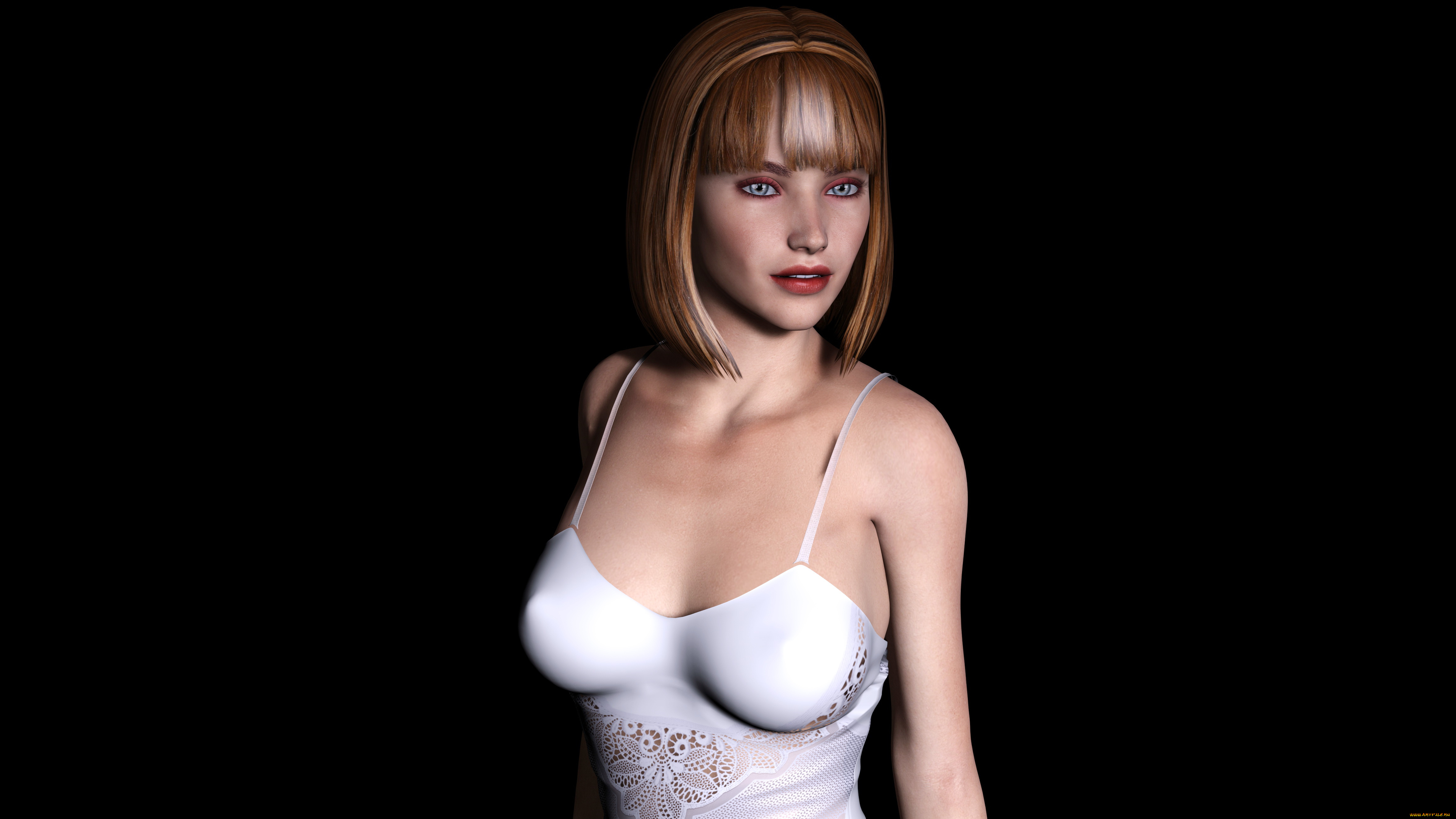 3д, графика, people, , люди, девушка, взгляд