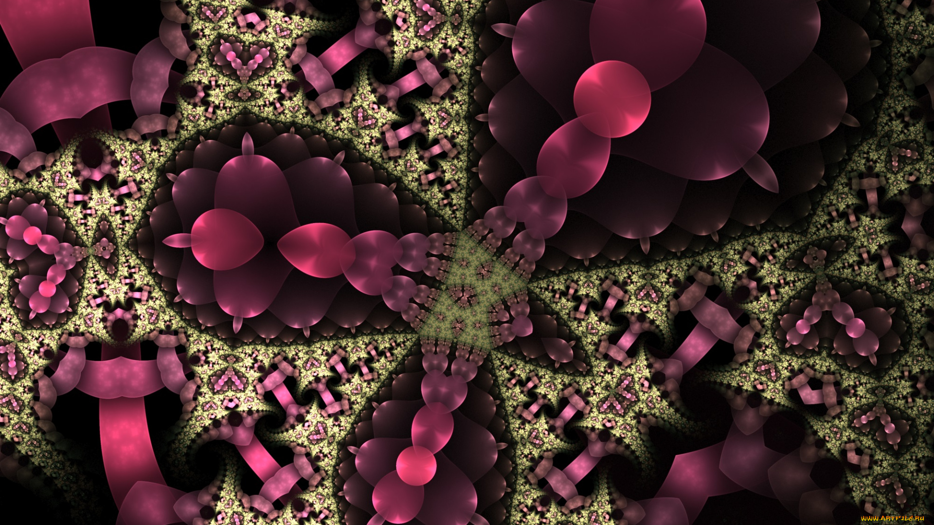 3д, графика, фракталы, , fractal, цвета, фон, узор