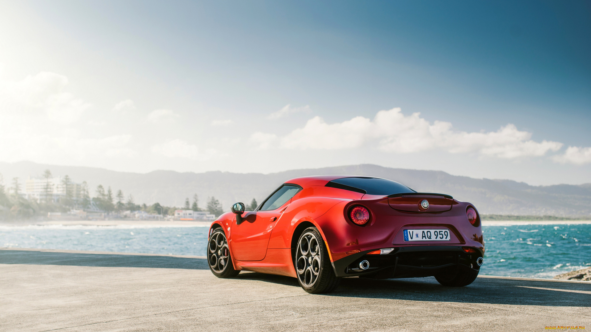 автомобили, alfa, romeo, красный, 4c, launch, edition, alfa, romeo, 2015г, 960, au-spec