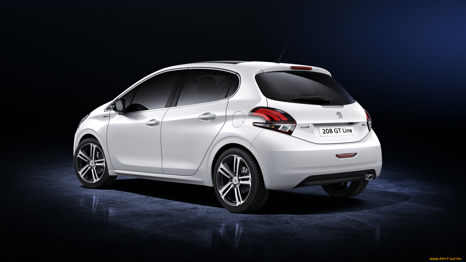автомобили, peugeot, 2015г, 5-door, line, gt, 208, светлый