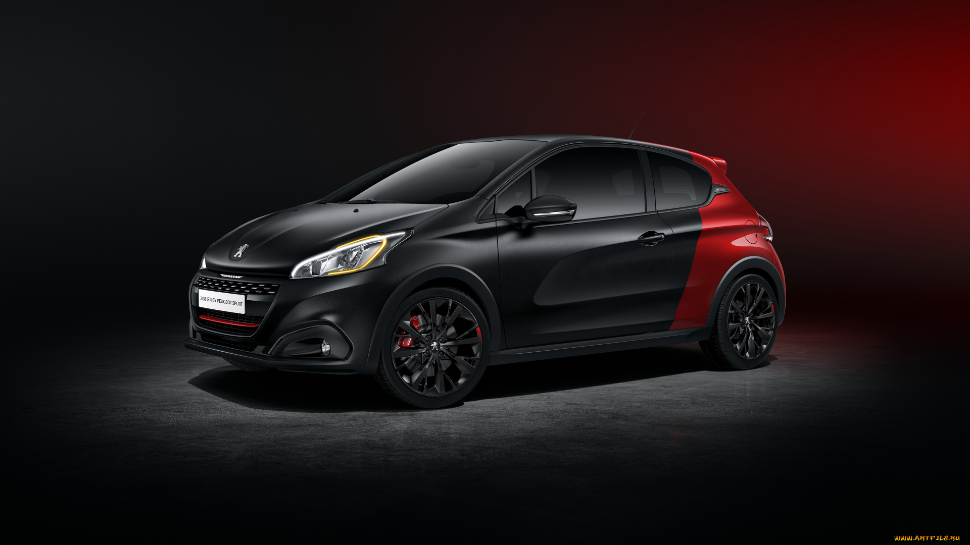 автомобили, peugeot, sport, gti, by, 208, темный, 2015г