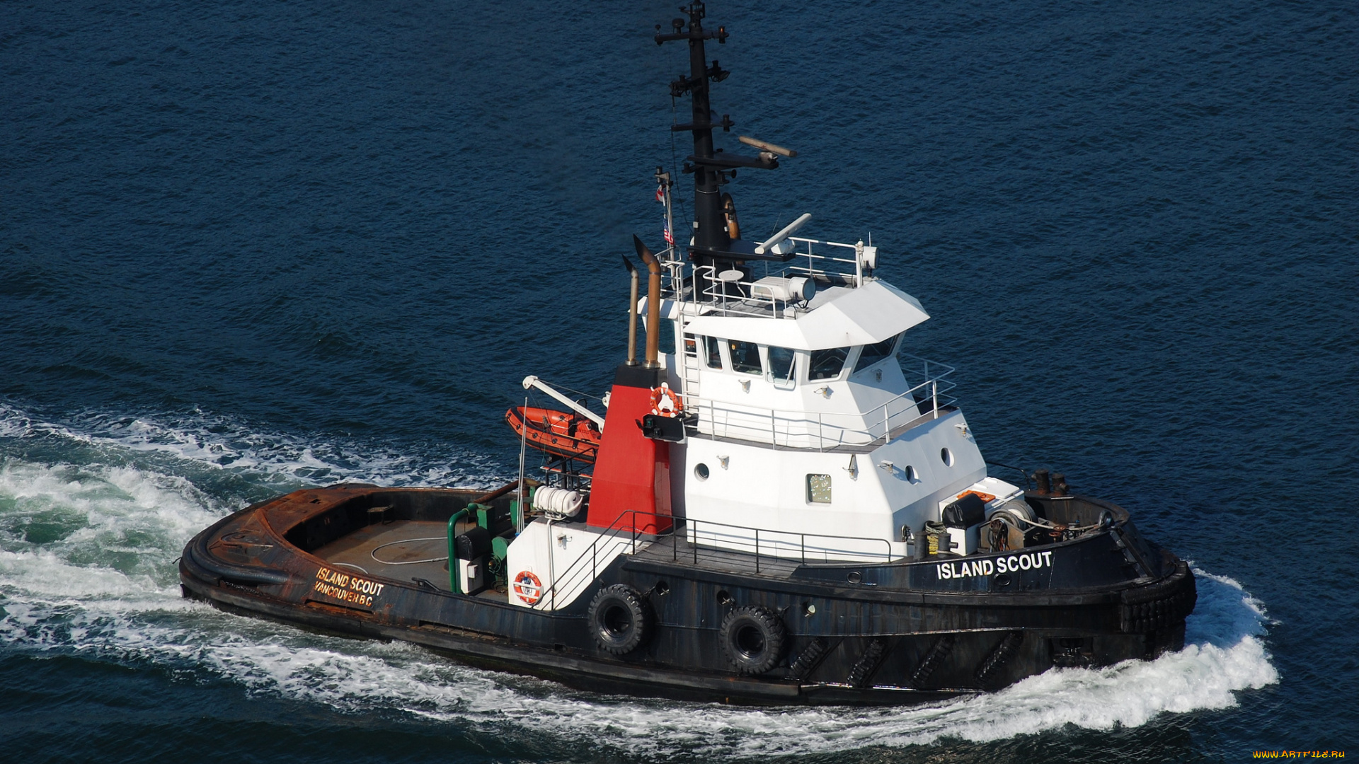 island, scout, корабли, баркасы, , , буксиры, судно, буксирное