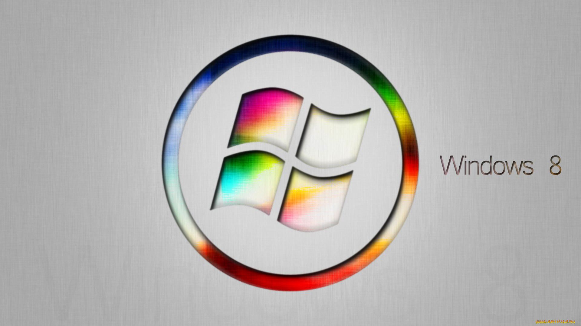 компьютеры, windows, 8, кольцо, windows, 8, цвет, логотип, эмблема, операционная, система, компьютер