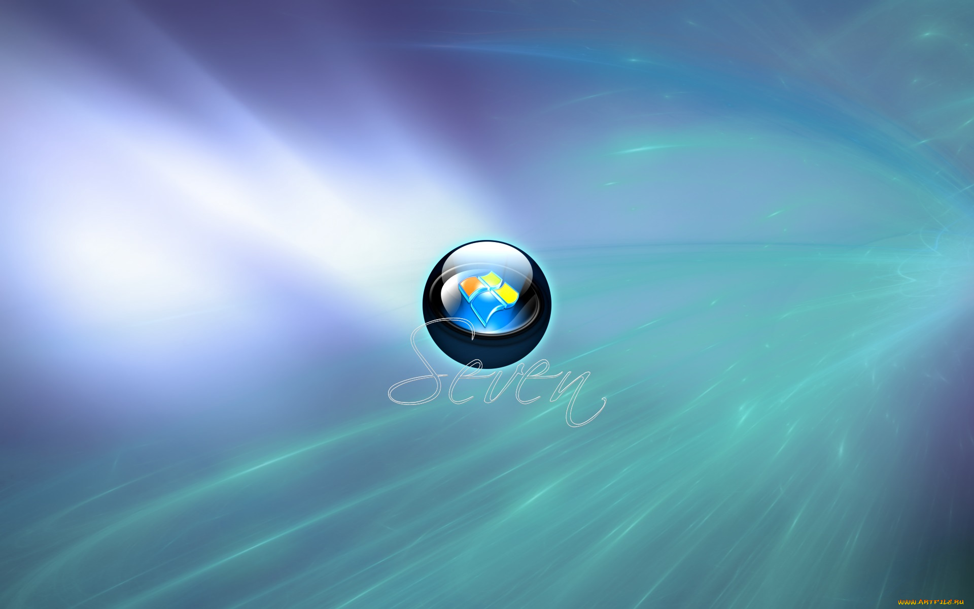 компьютеры, windows, 7, , vienna, фон, логотип