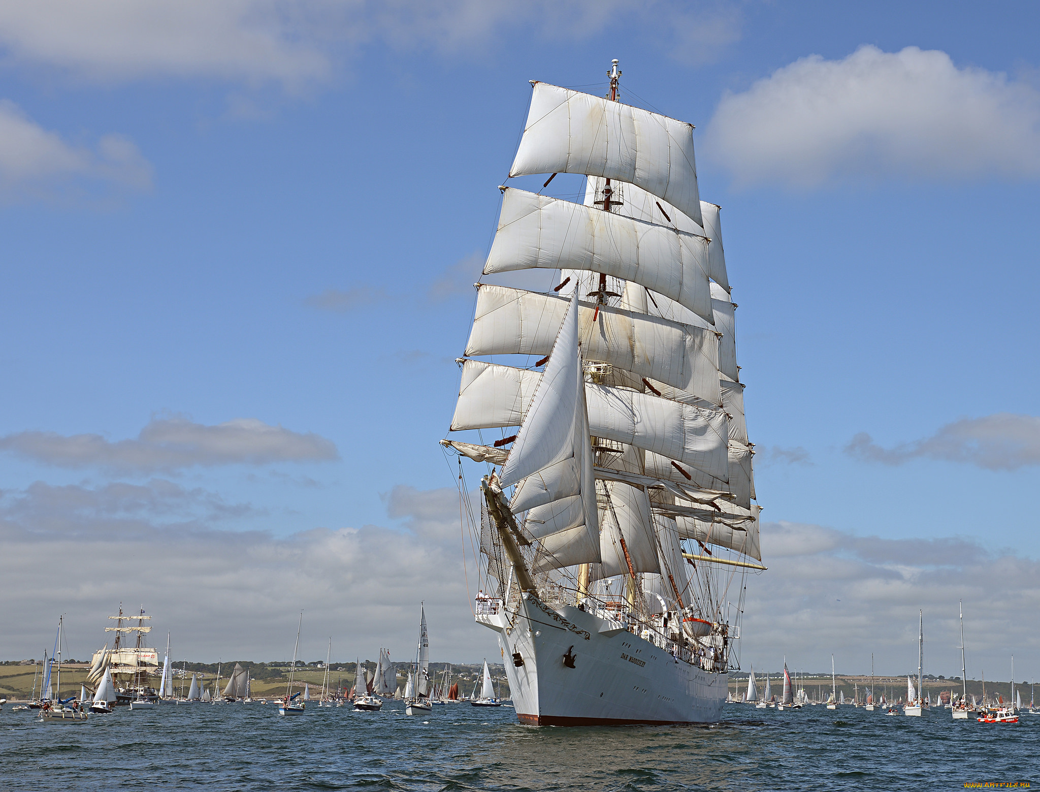 корабли, парусники, корабль, мачты, паруса