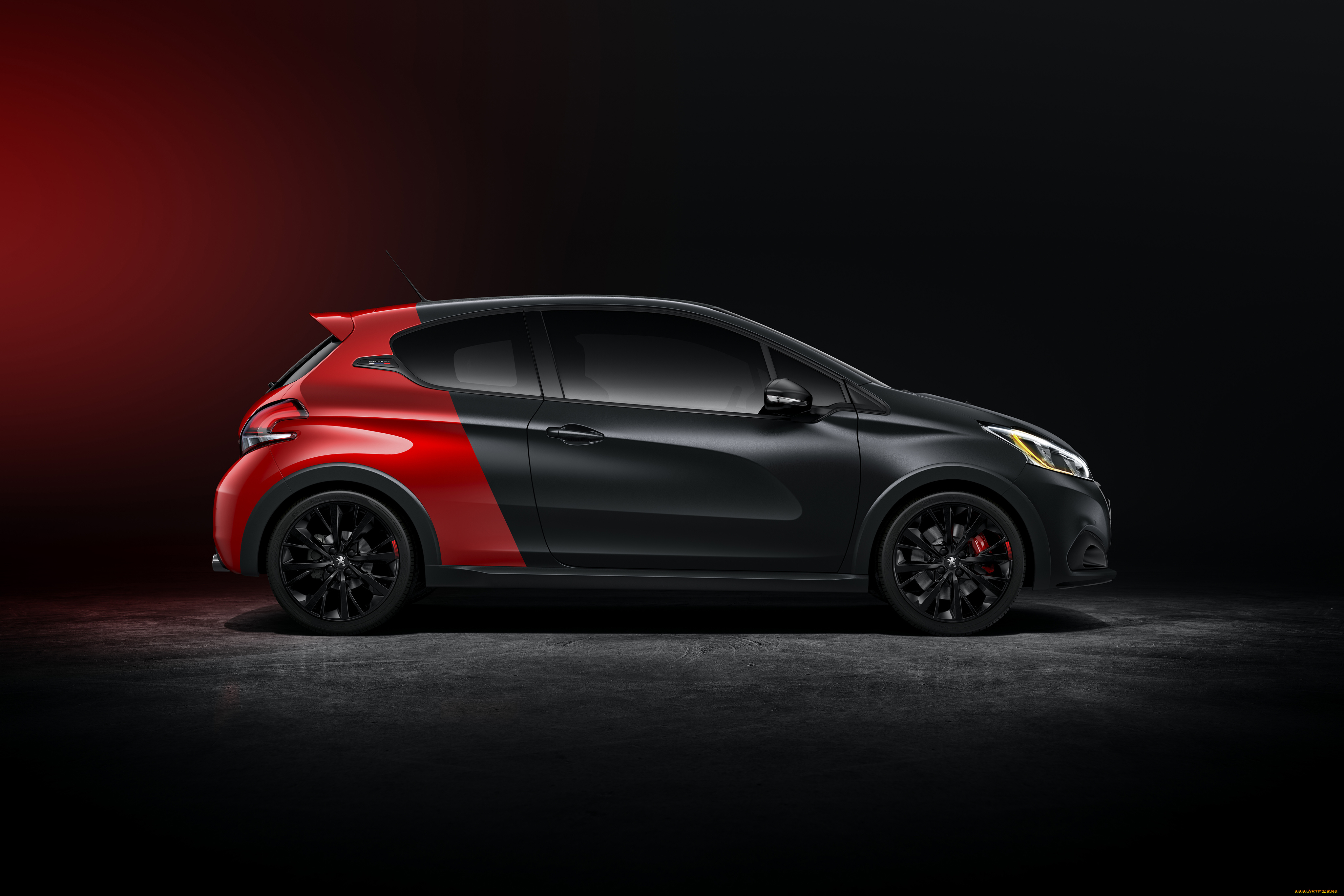 автомобили, peugeot, 2015г, темный, sport, 208, gti, by