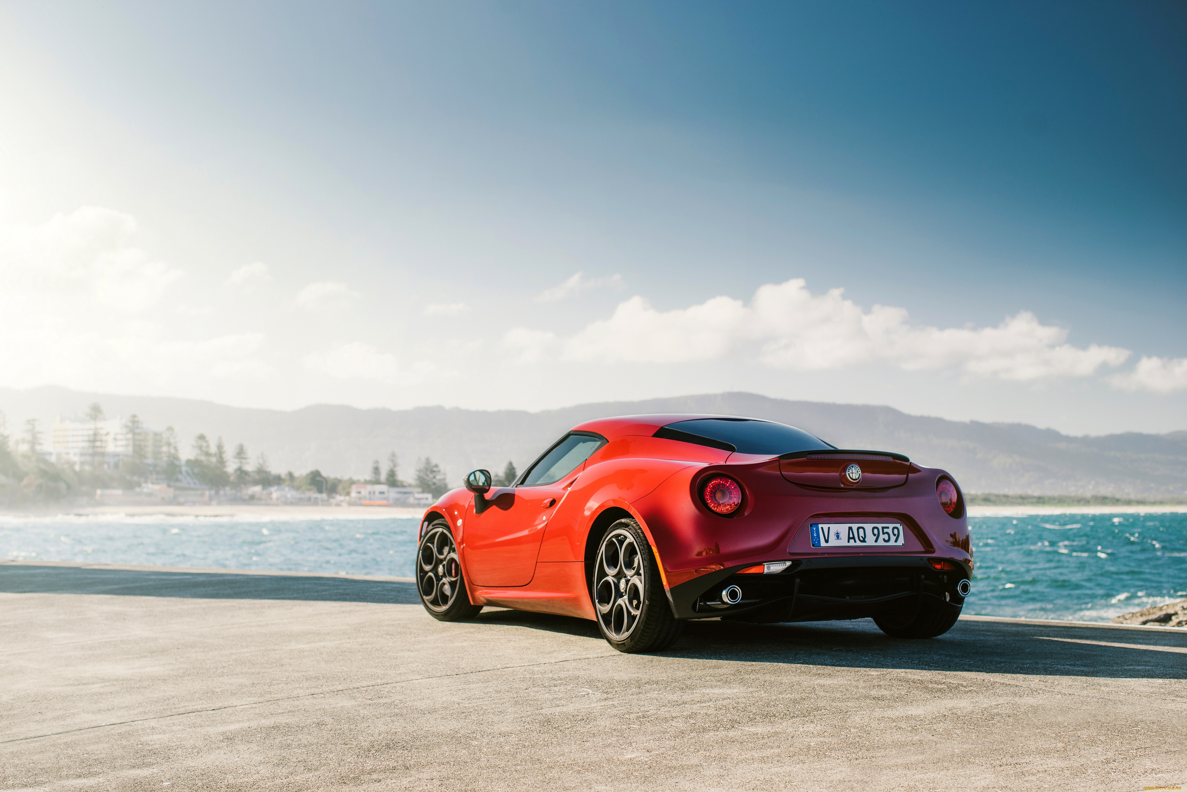 автомобили, alfa, romeo, красный, 4c, launch, edition, alfa, romeo, 2015г, 960, au-spec