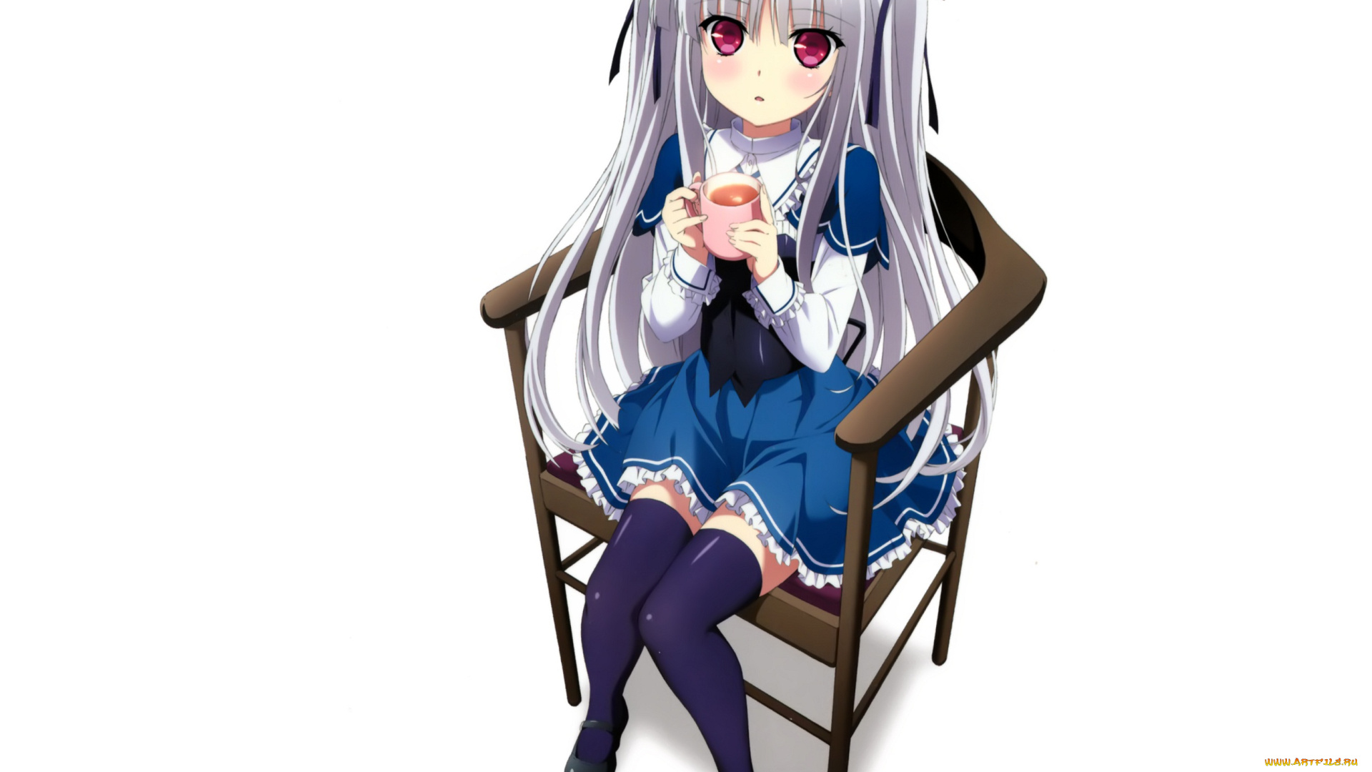 аниме, absolute, duo, девочка