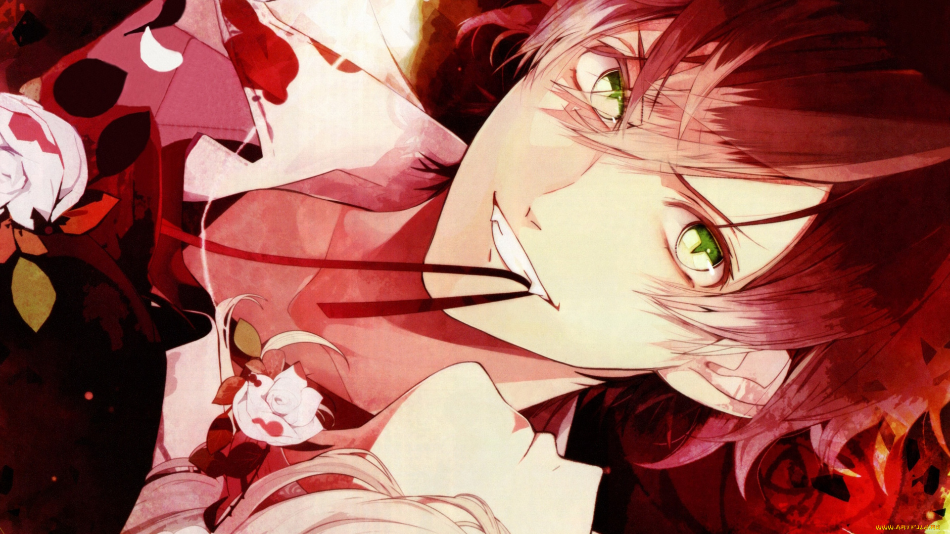 аниме, diabolik, lovers, вампир, парень, девушка