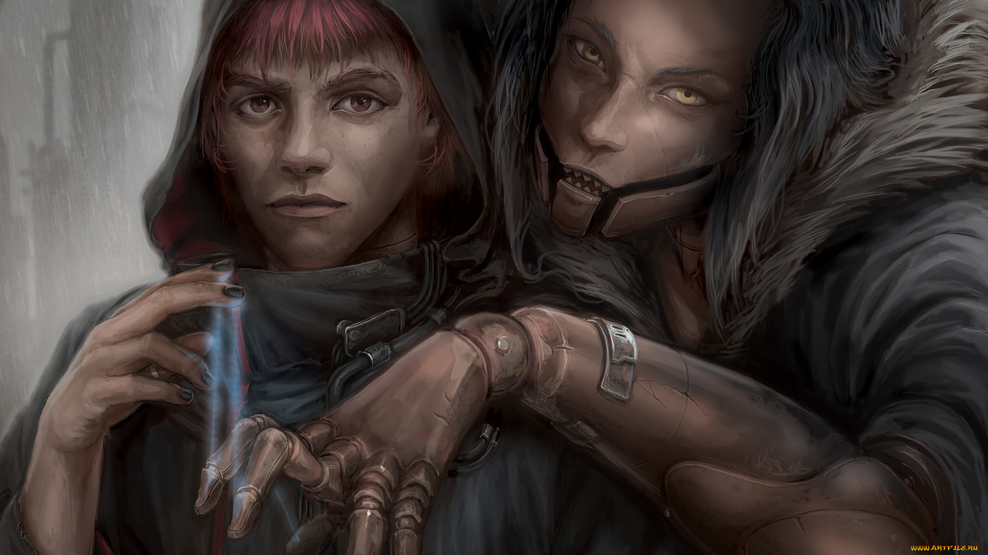 аниме, naruto, art, by, mirco, paganessi, sasori, akatsuki, марионетка