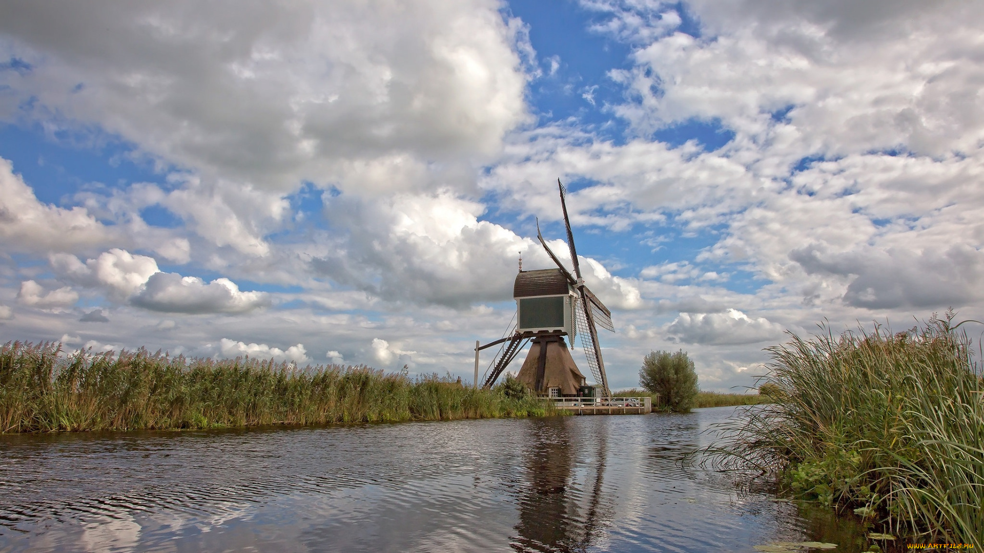 разное, мельницы, ветряк