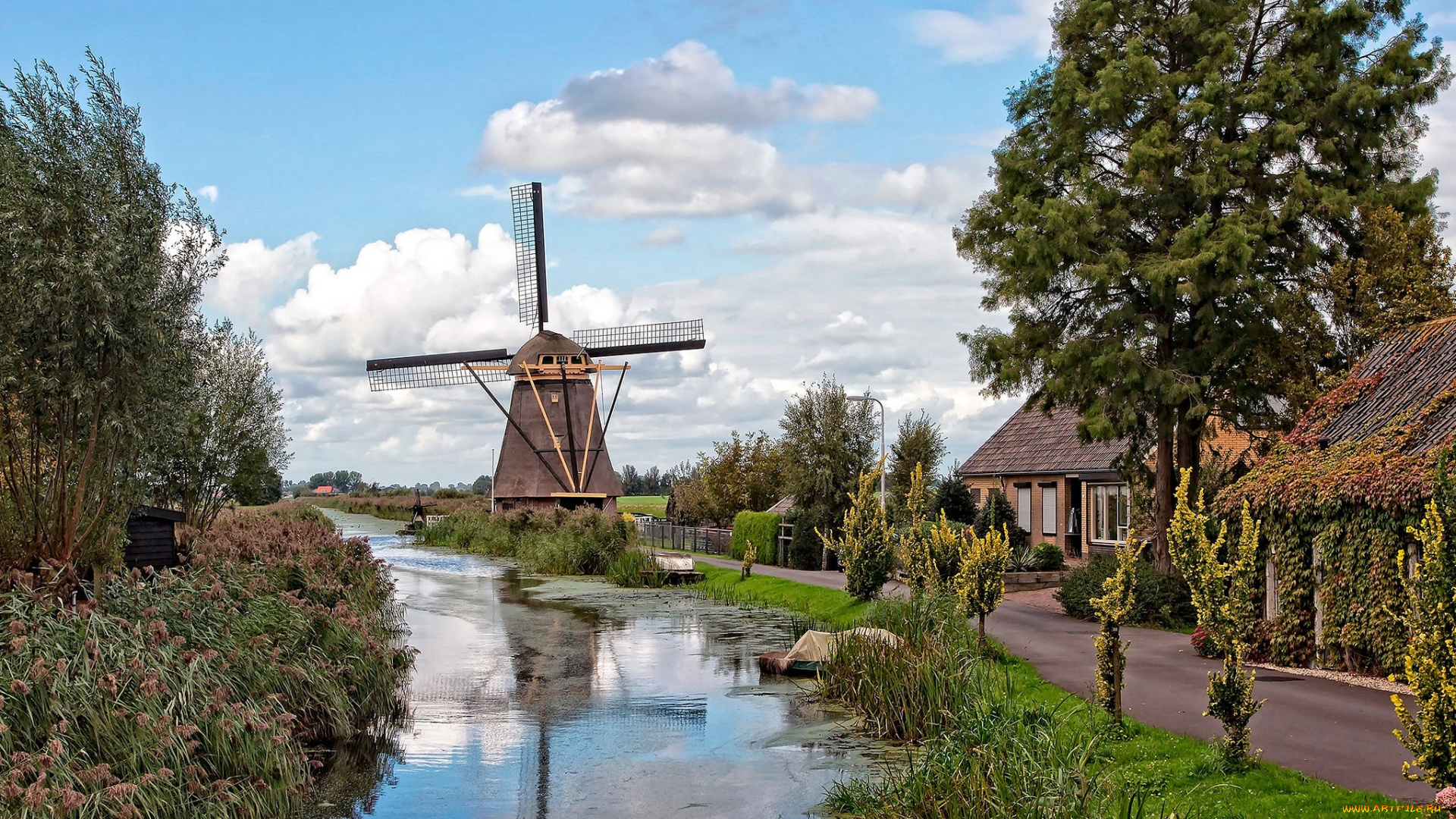 разное, мельницы, ветряк